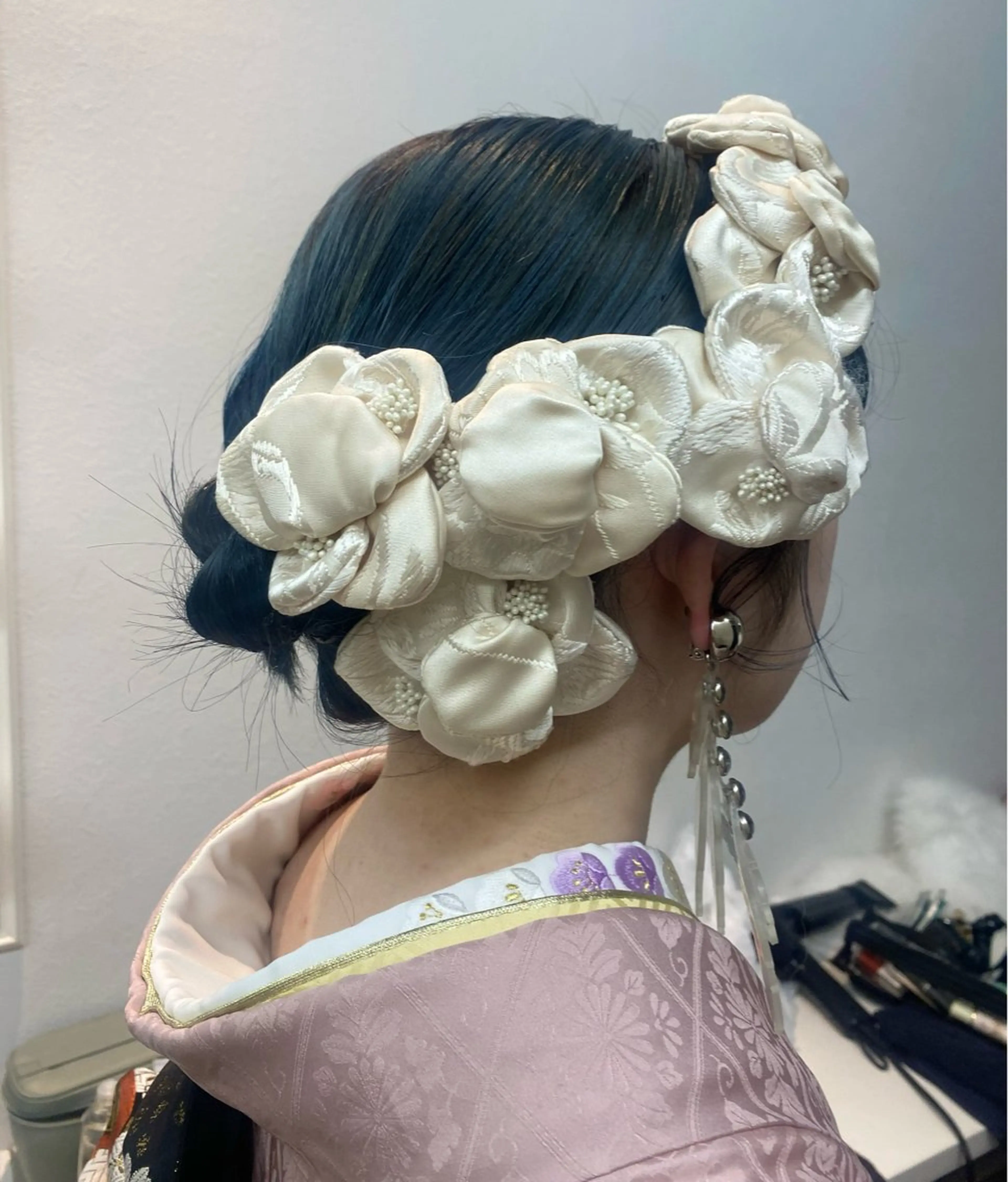 ヘアアレンジ 着付け ボブ／レイヤー／艶 🦕risa  森下のヘアスタイル