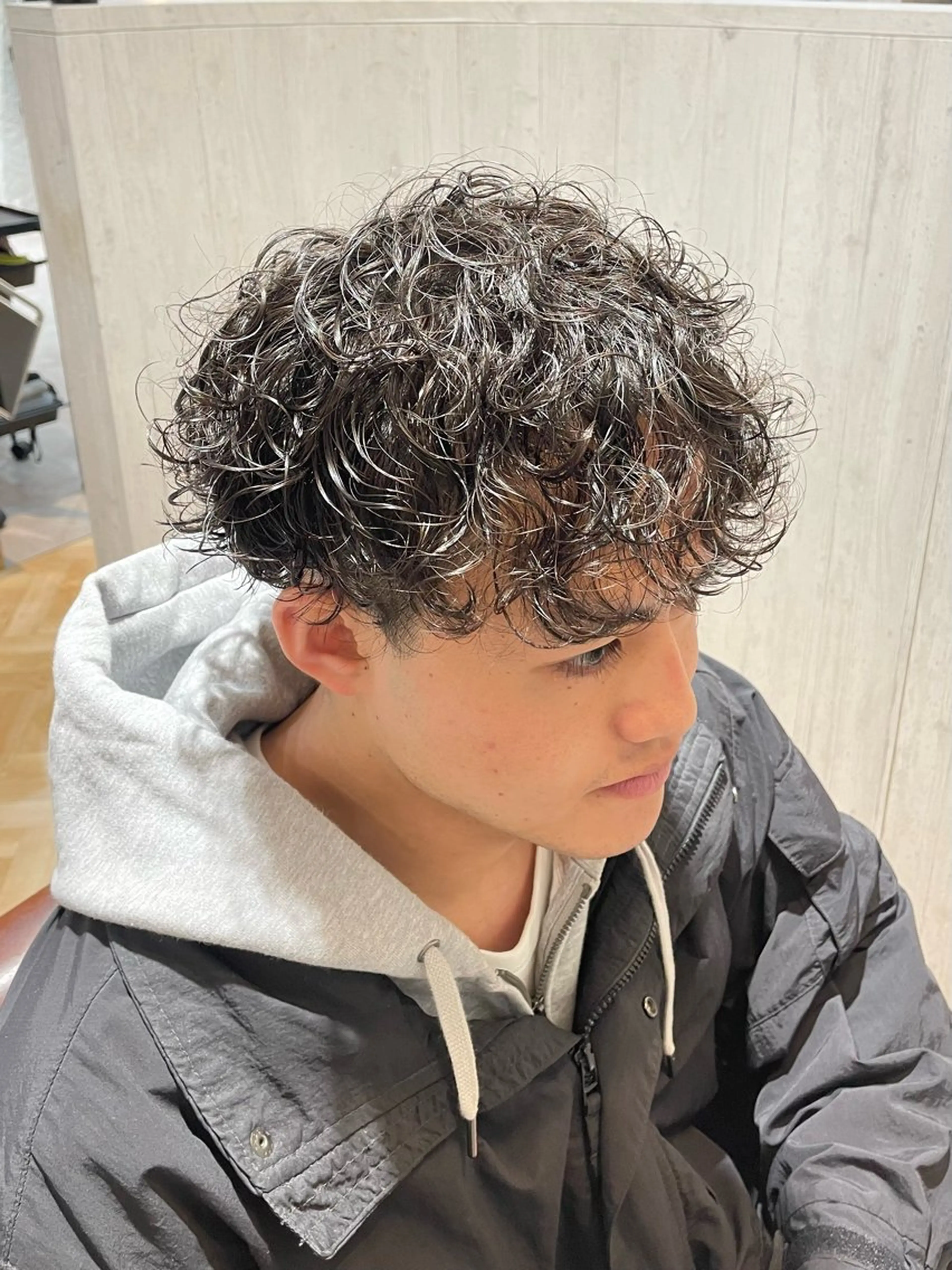 パーマ プードルパーマ ちば さやのヘアスタイル