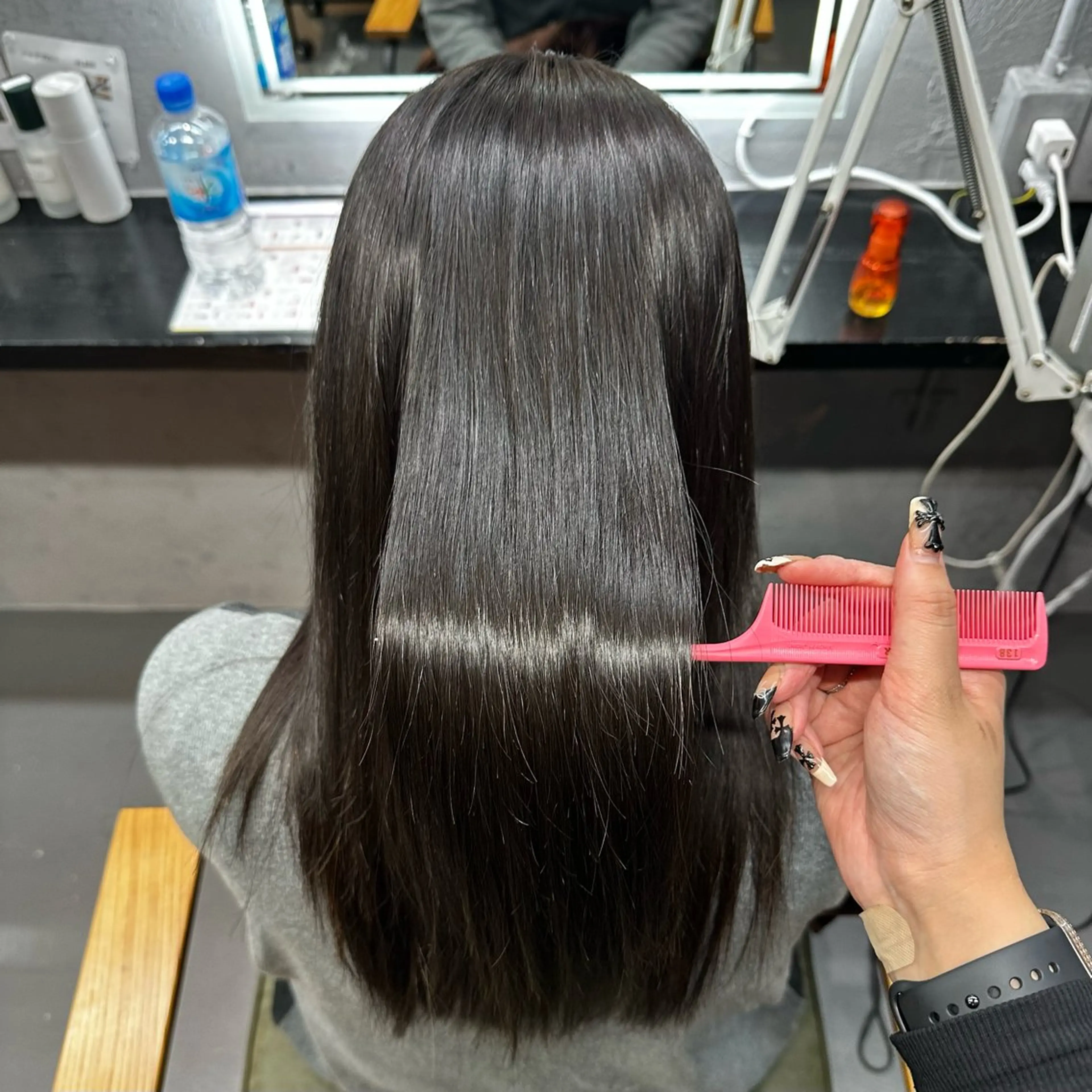 ロング 出崎 風果のヘアスタイル