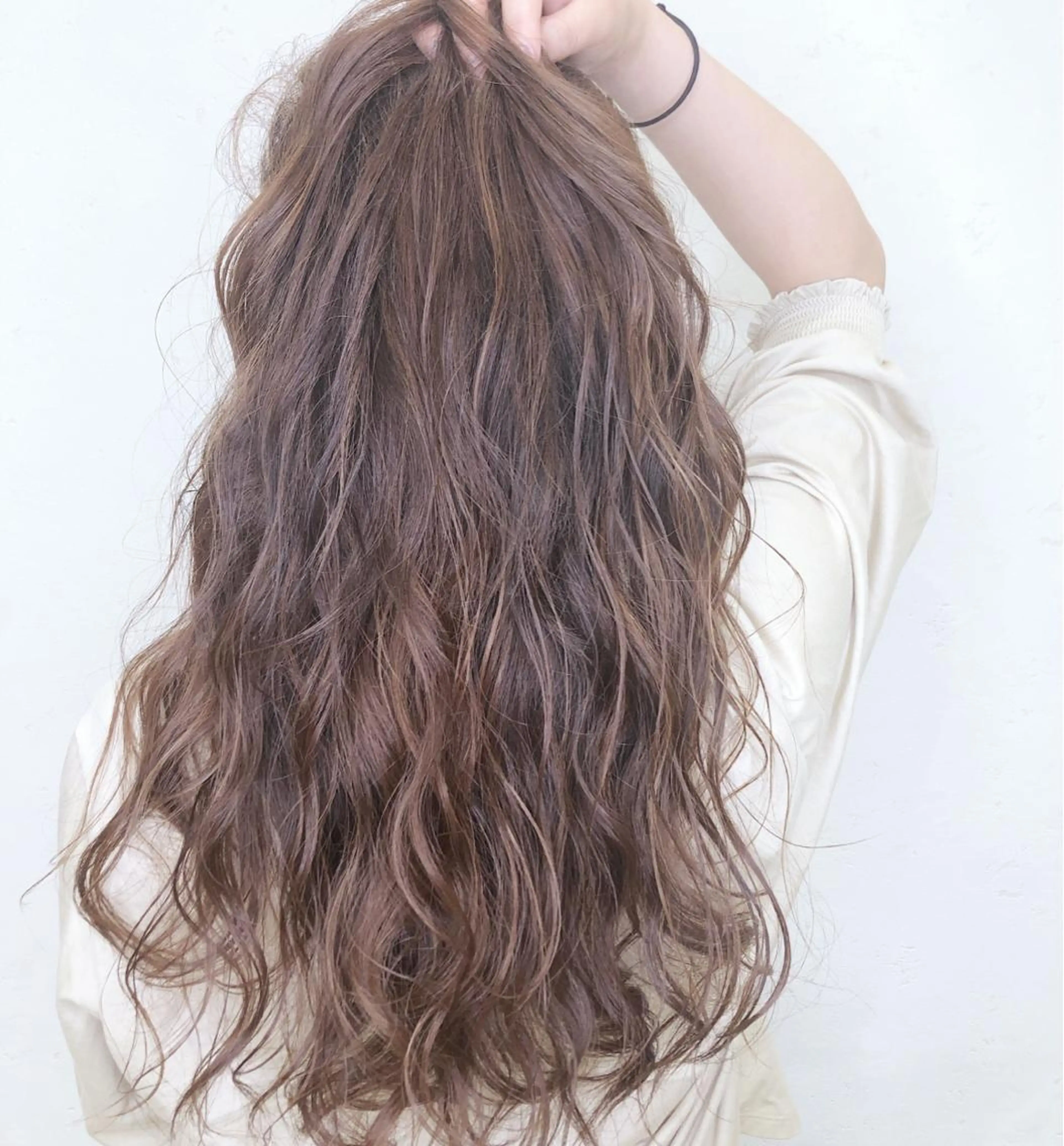 ロング 太白区/白髪ぼかし ハイライト/千葉達人のヘアスタイル