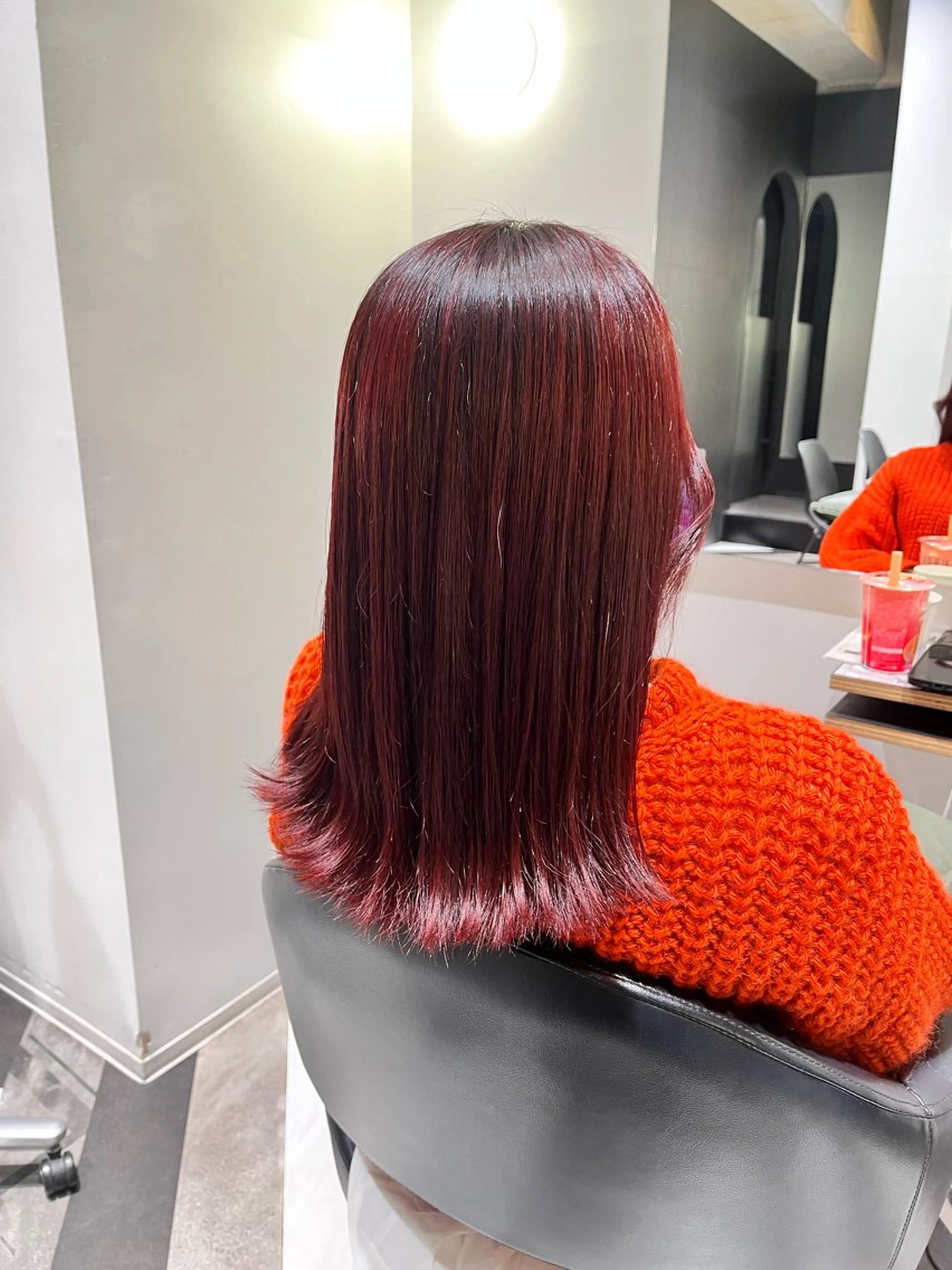 カラー ブリーチ ブリーチなしカラー 。⚪︎＊根本 かりん＊。⚪︎のヘアスタイル