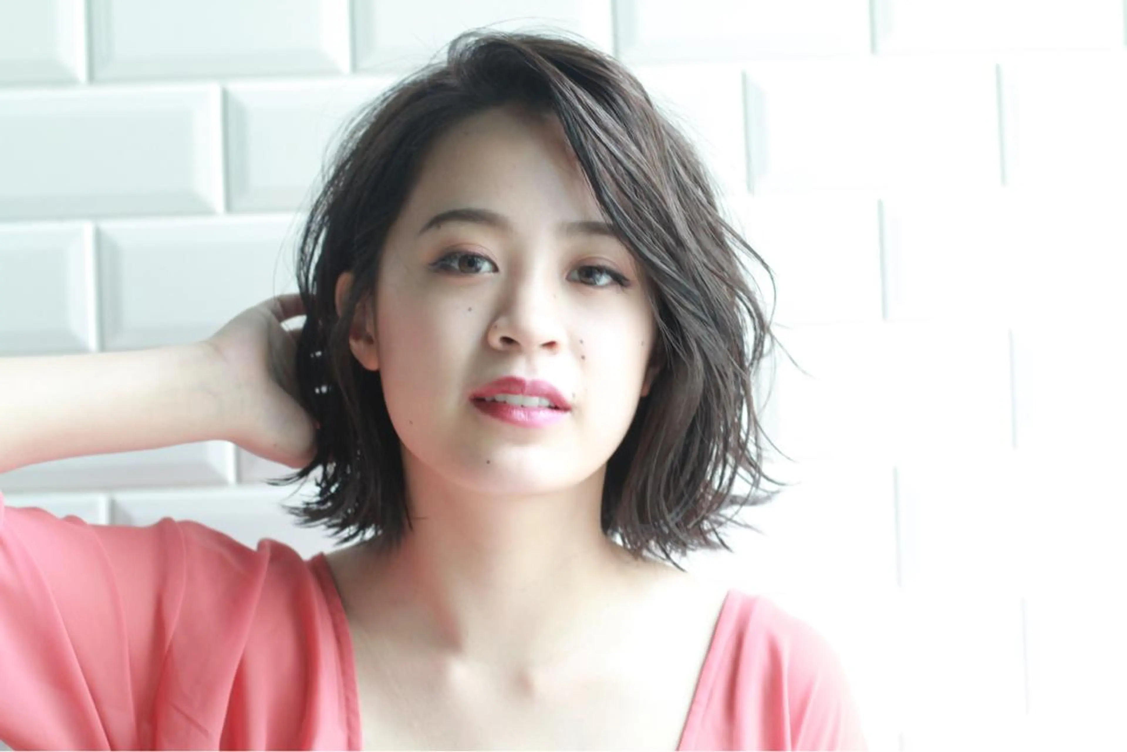 ショート 切りっぱなしボブ ボブ 丸茂 聖名のヘアスタイル