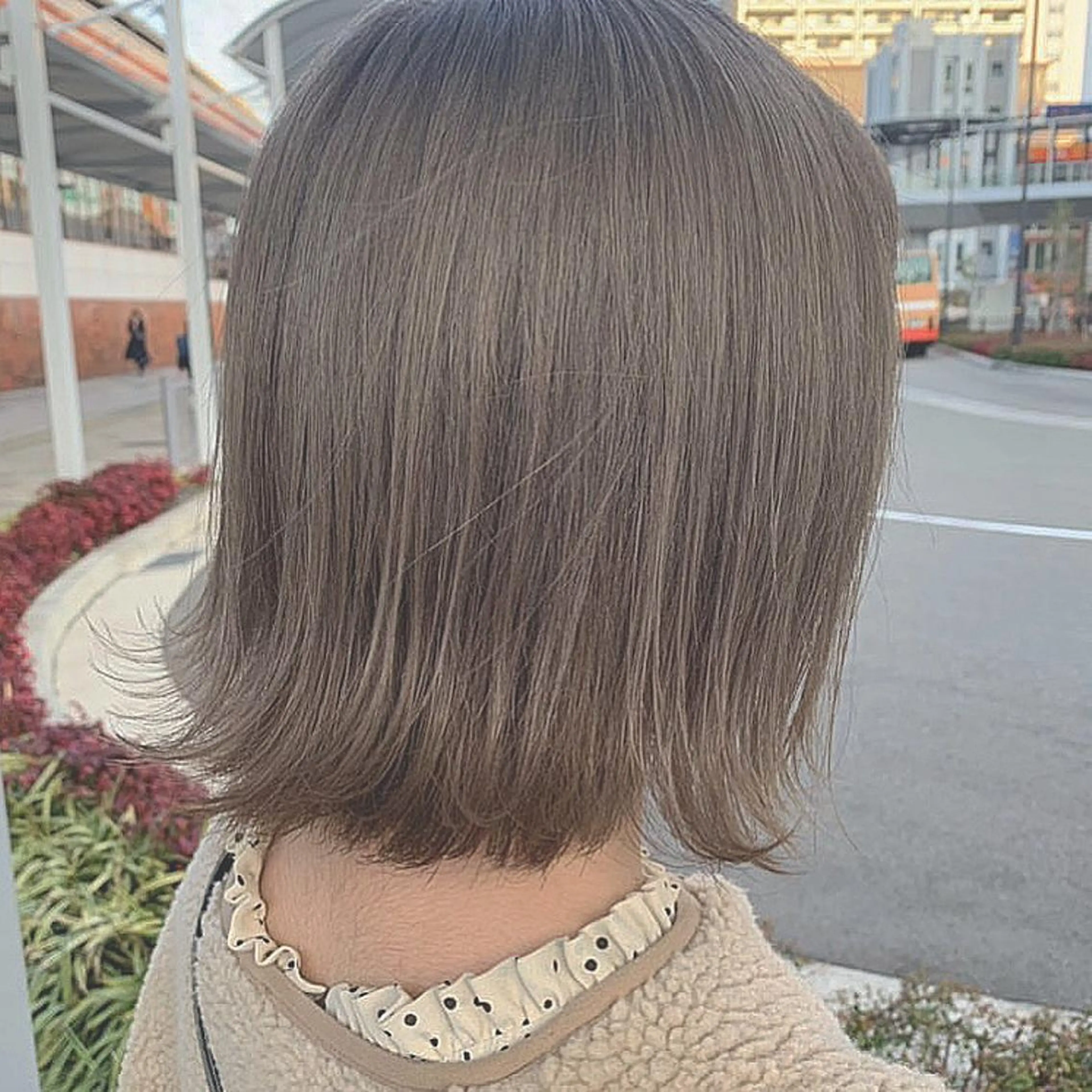 カラー ヘアカラー 潟上 菜摘のヘアスタイル