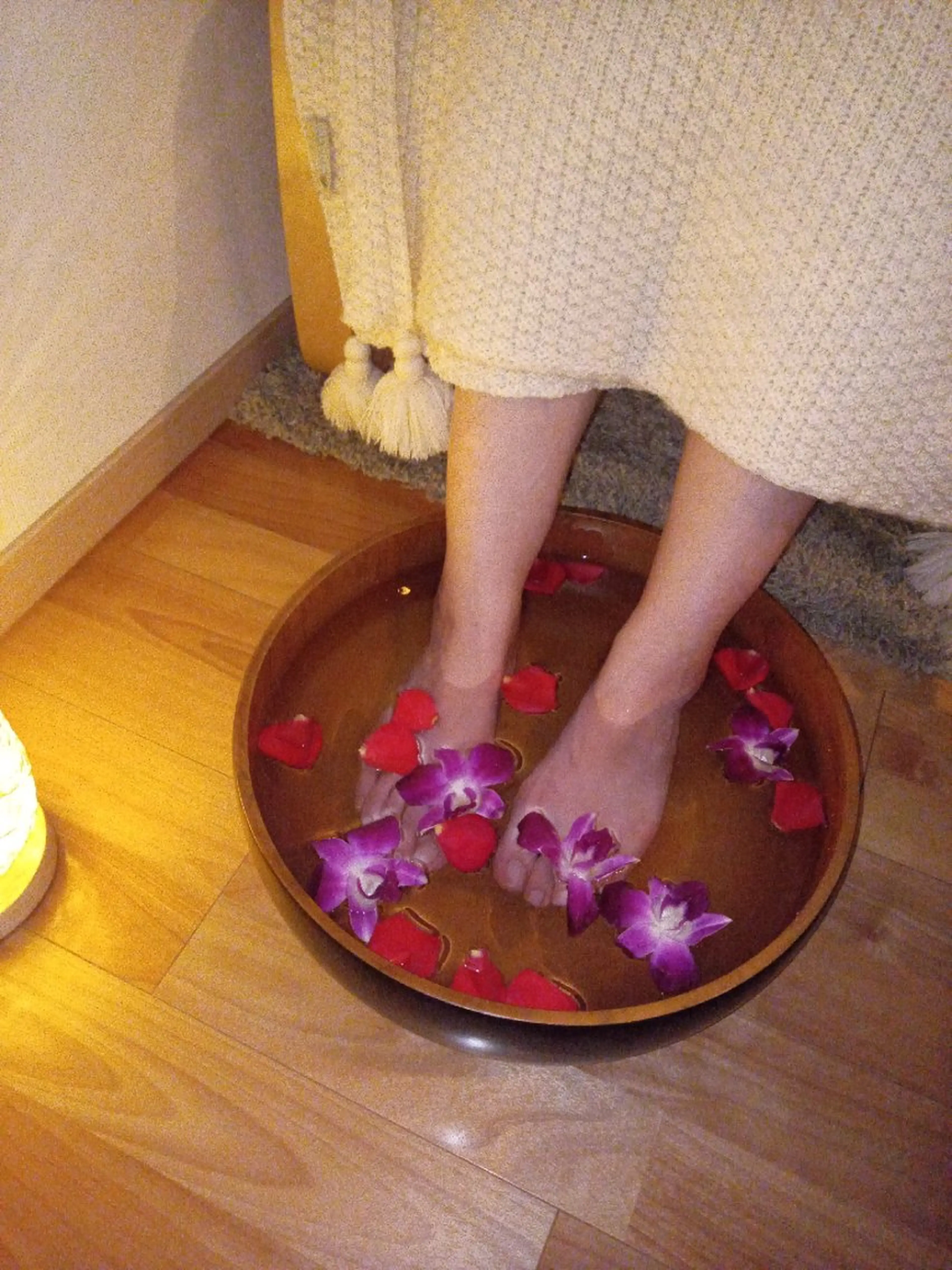 緩めるアロマトリートメント60分の写真