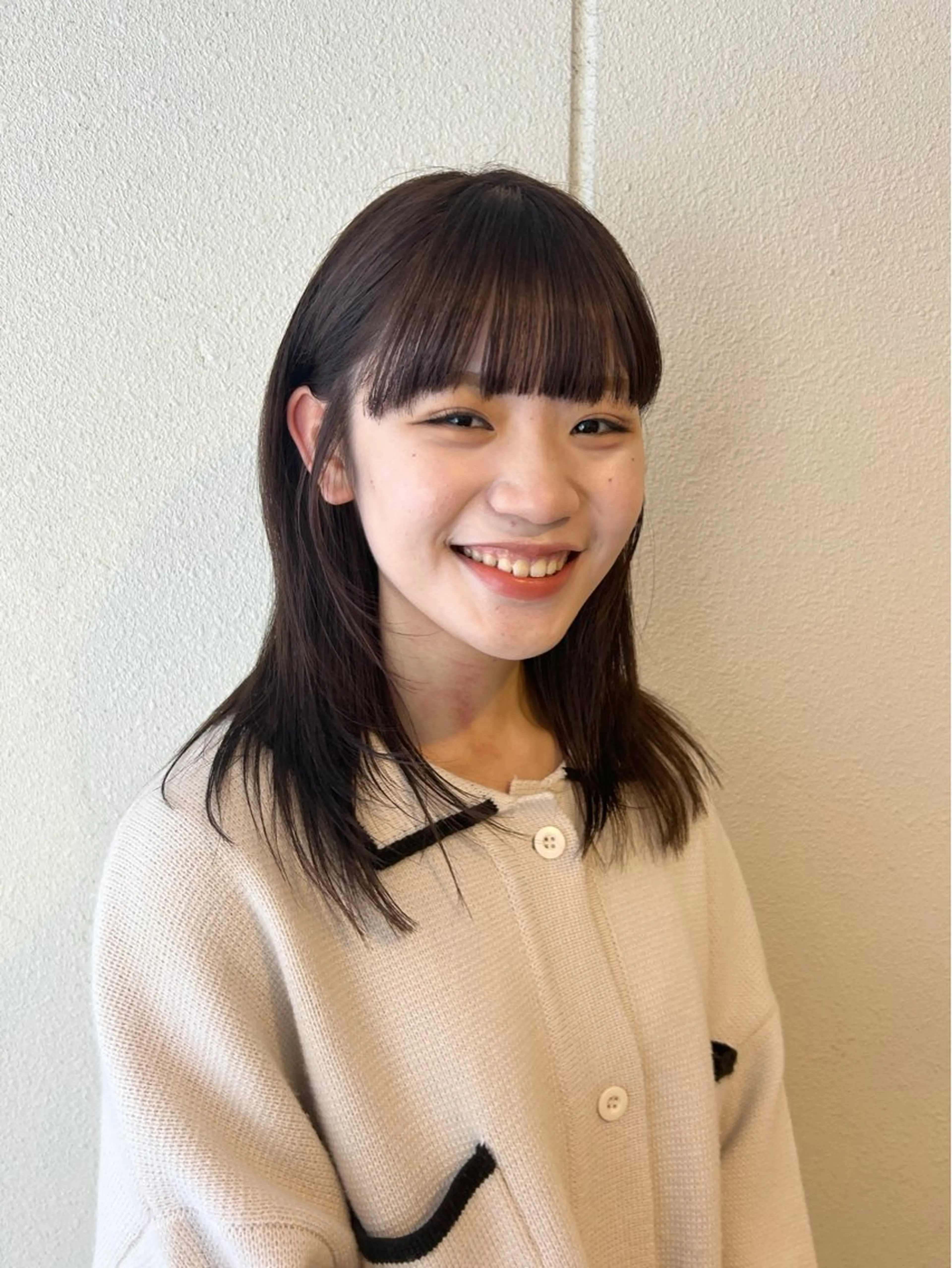 セミロング カラー ヘアカラー ウルフ/レイヤー /suzuhaのヘアスタイル