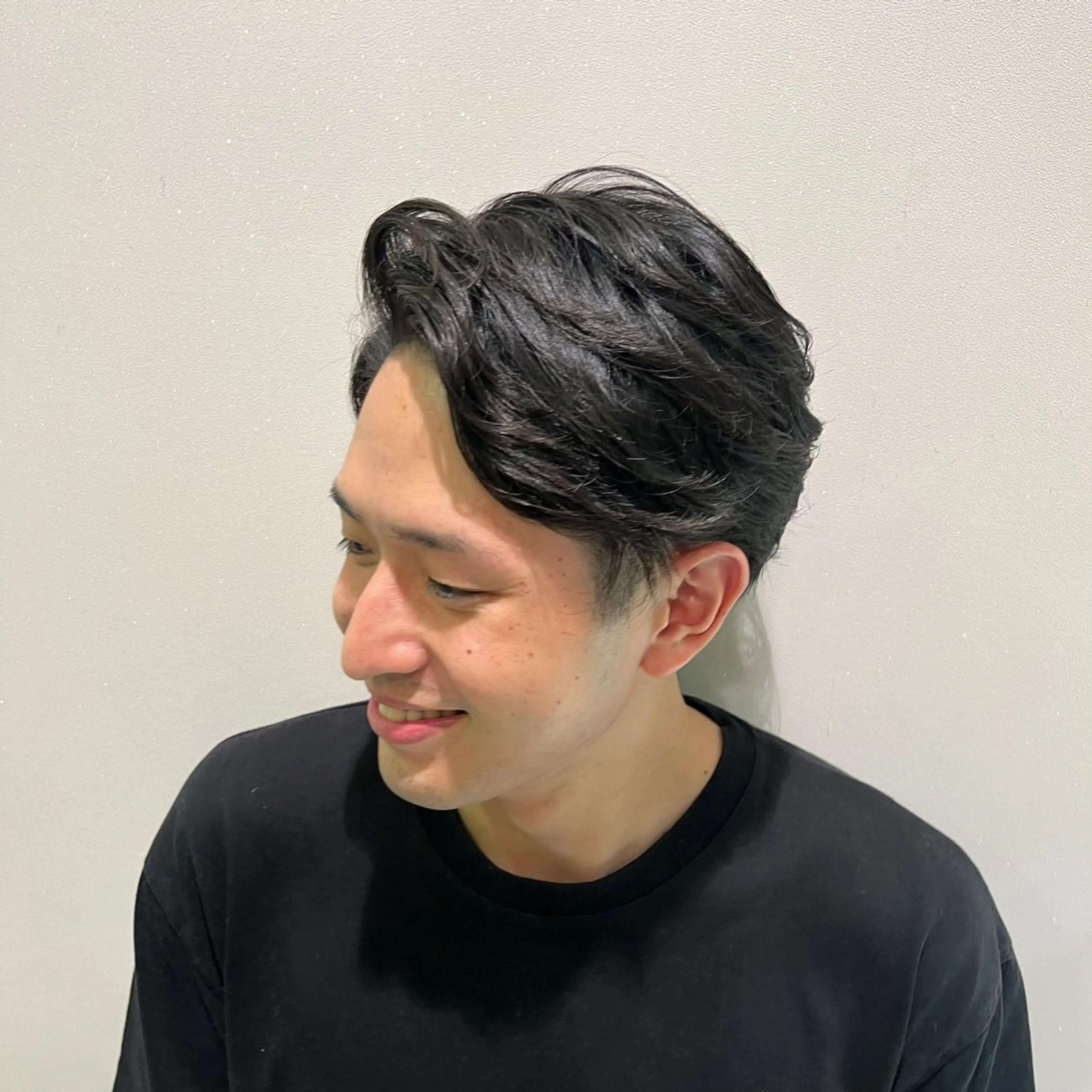 ショート パーマ メンズ メンズハイライト メンズパーマ ハイライト 髪質改善 ショートヘア 推し活/パーティヘア ⭐️今田 水風🐰のヘアスタイル