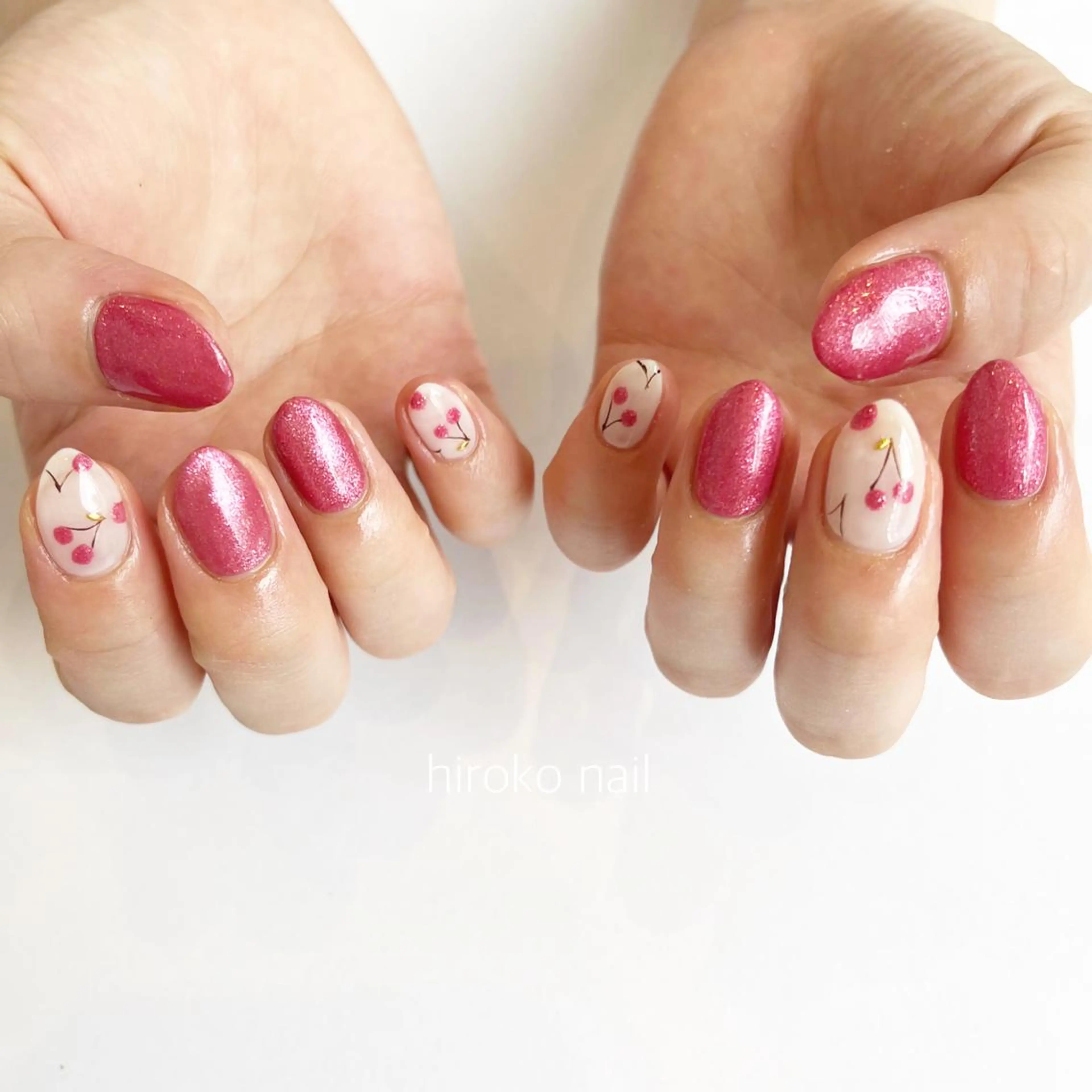 ミディアム ネイル hiroko nailのネイルデザイン