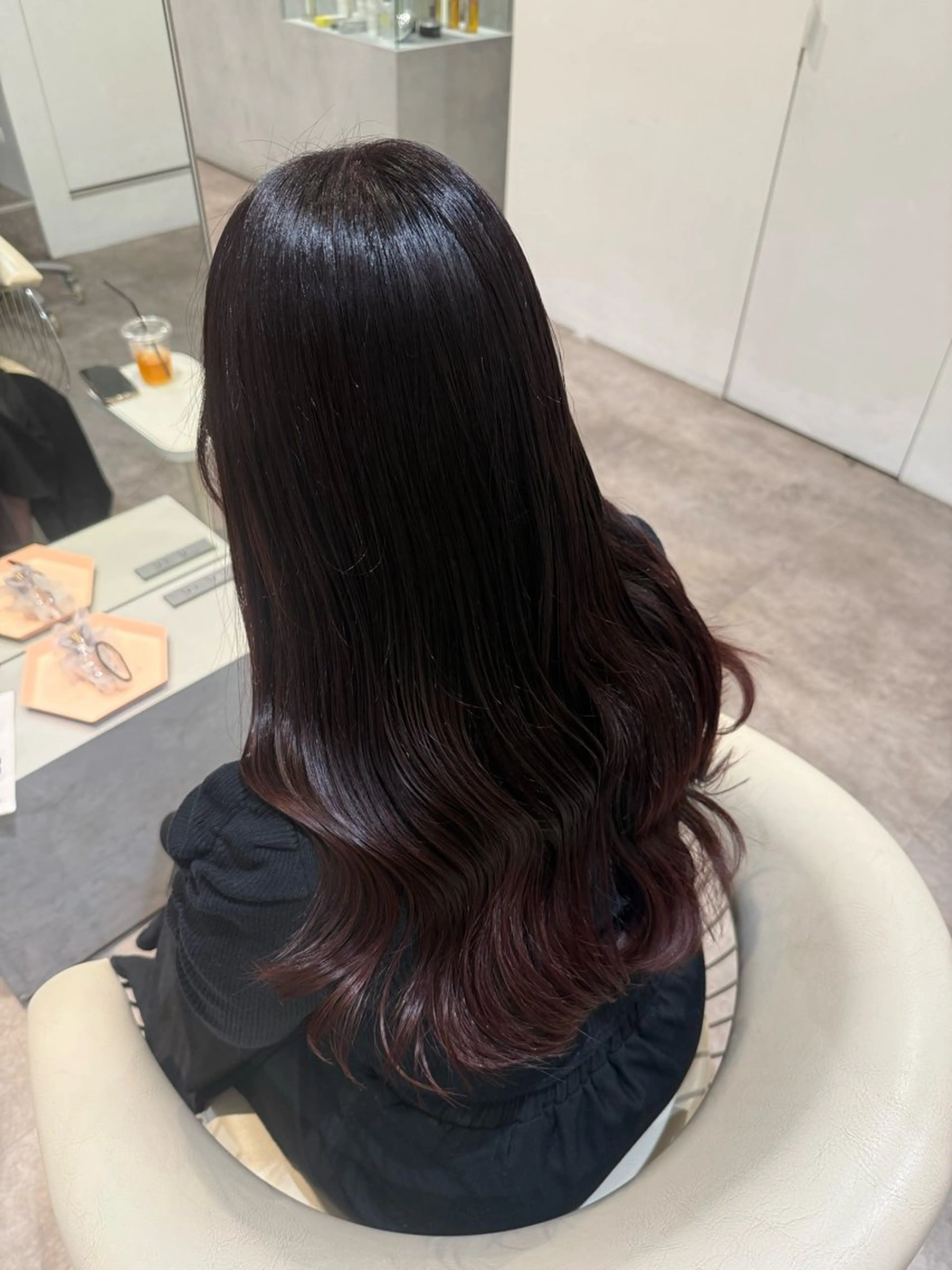 ロング カラー 透明感カラー グレージュ バイオレットカラー バイオレットグレージュ 髪質改善 カット ヘアカラー トリートメント 💎透明感カラー特化 💎TAISEIのヘアスタイル