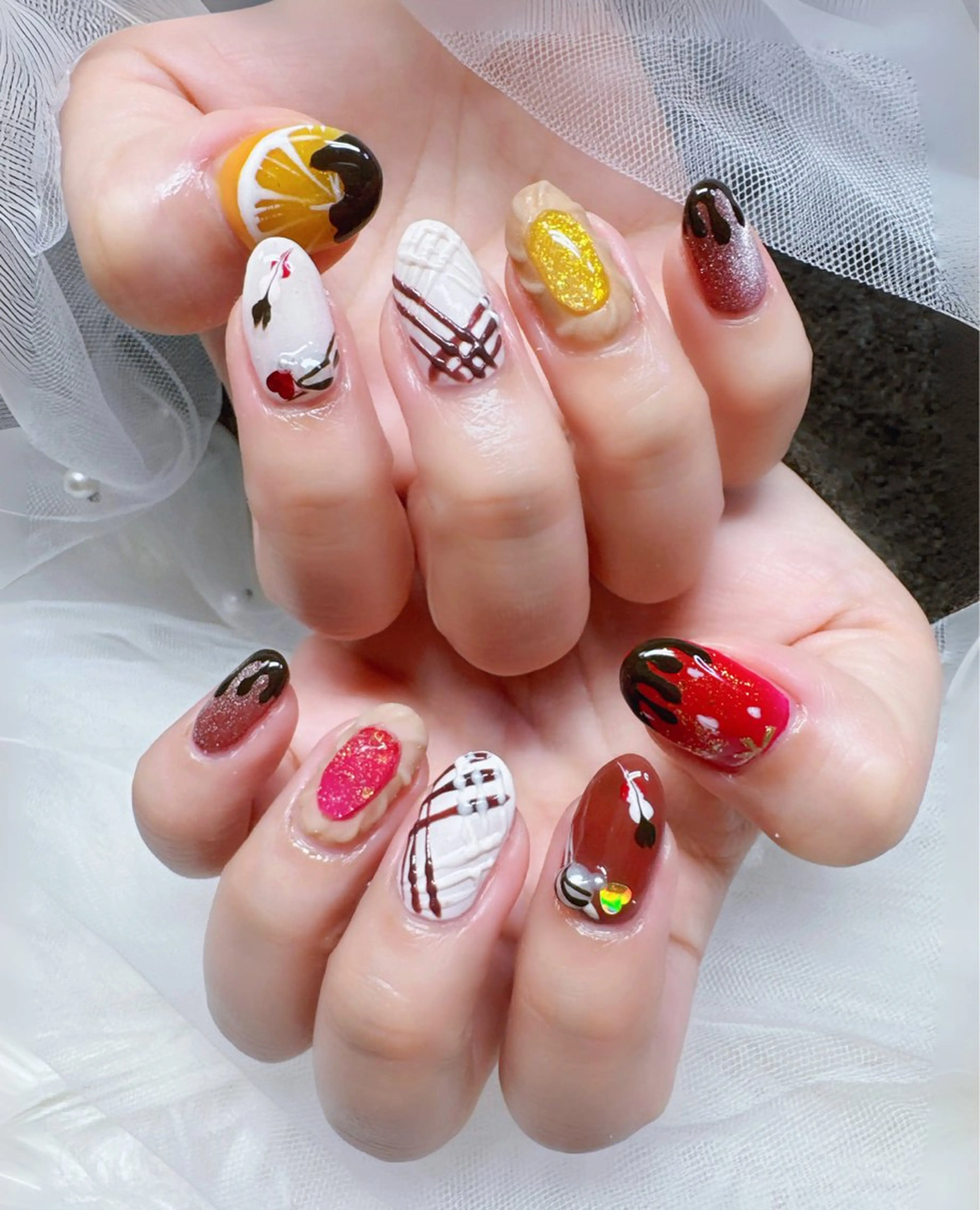 ネイル 高島 夏海のネイルデザイン