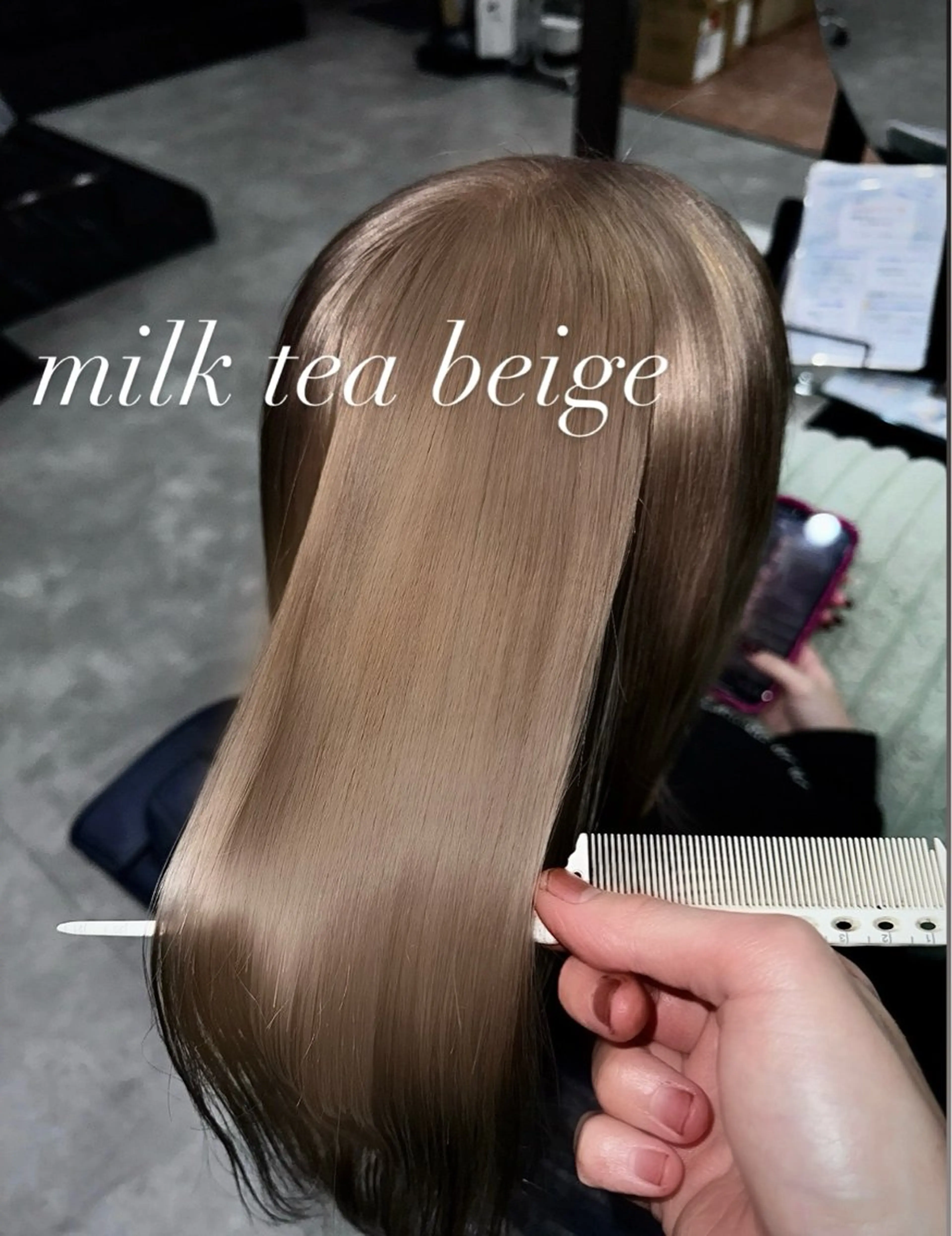 ロング カラー ロング ヘアカラー ブリーチカラー/ 透明感カラー/竜希のヘアスタイル