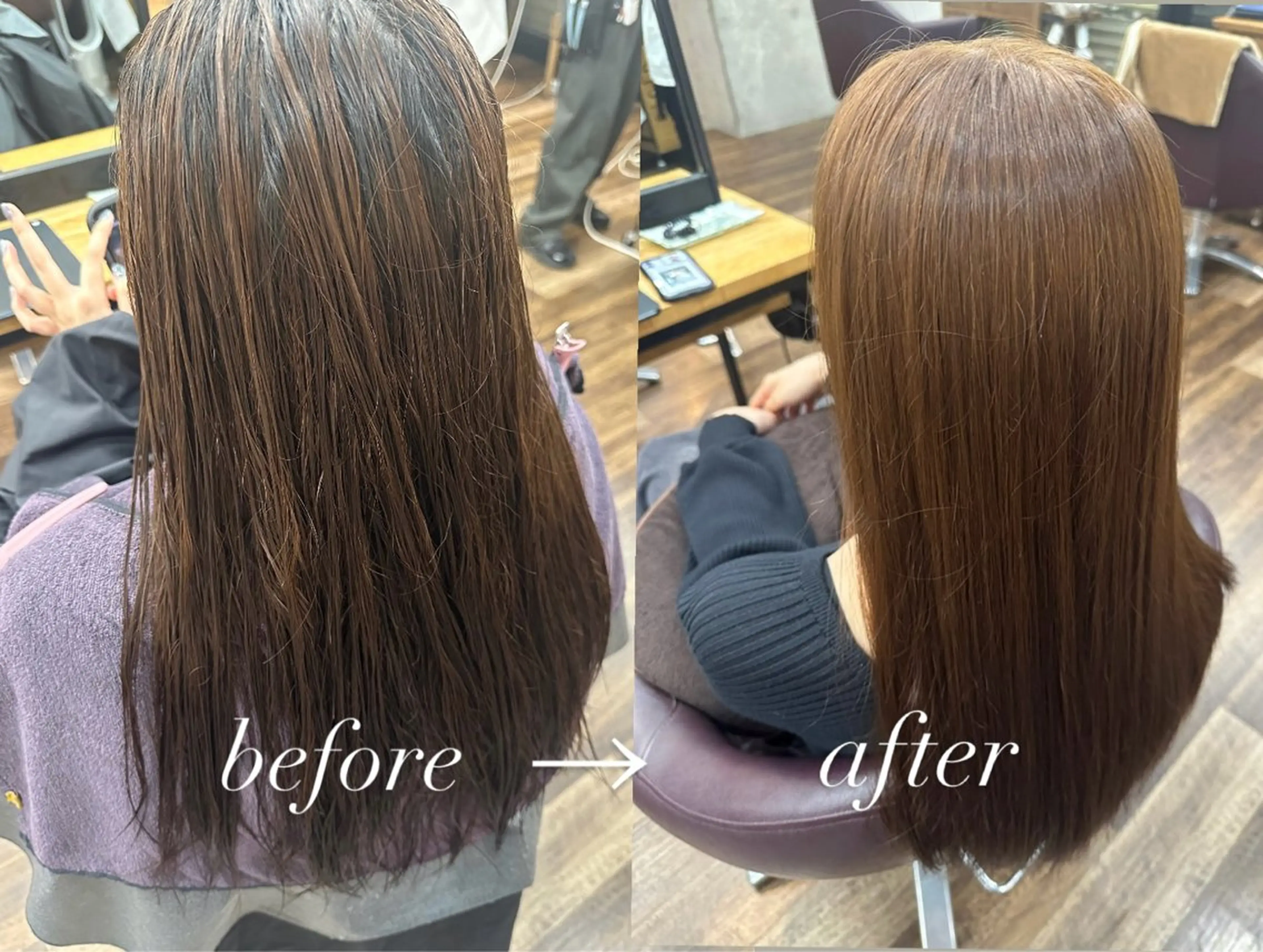 カラー ベージュカラー ブラウンカラー 【成増serein】 🎀*ﾟHinataのヘアスタイル