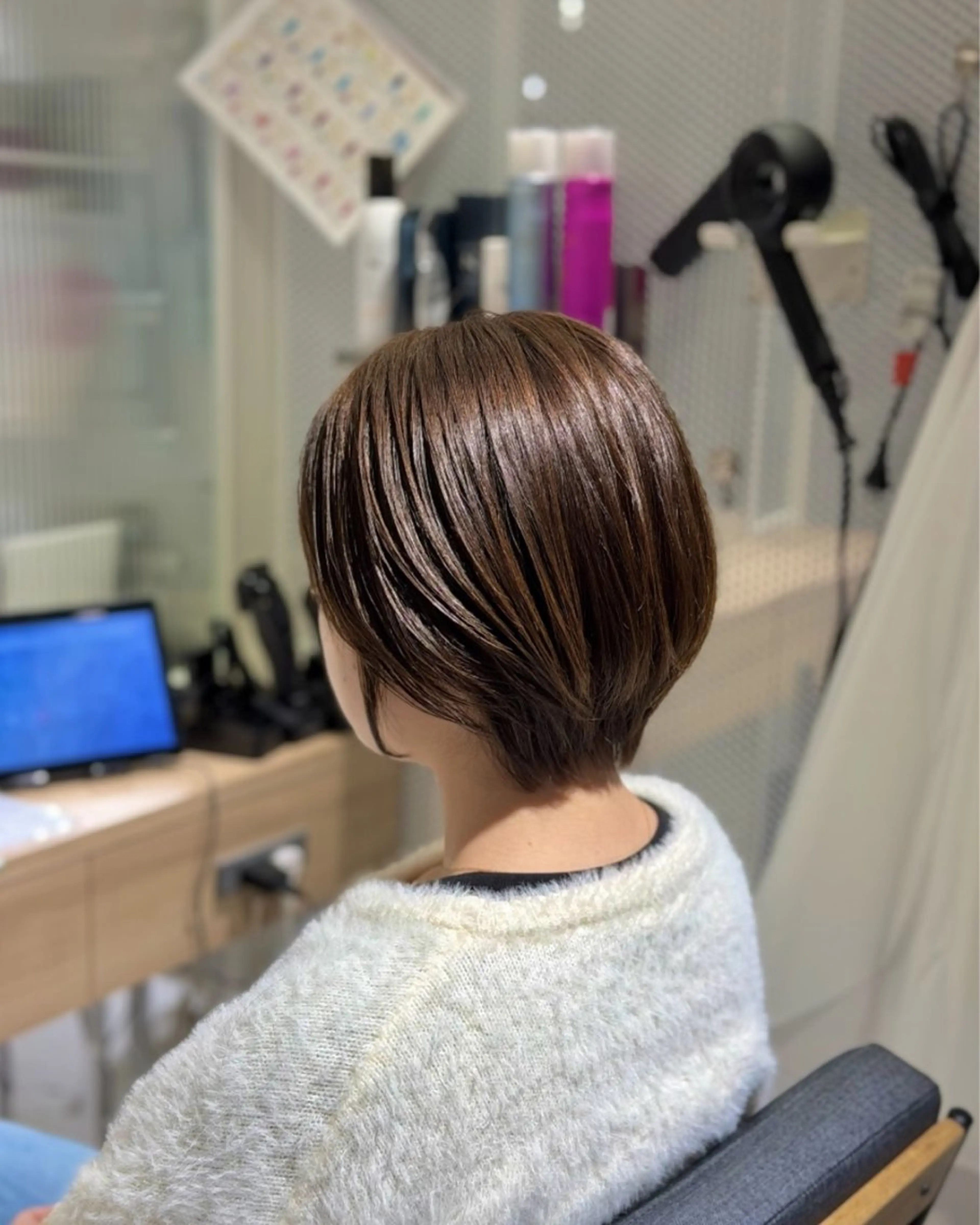 ショート カラー バイエイト名古屋 星野ヒロトのヘアスタイル