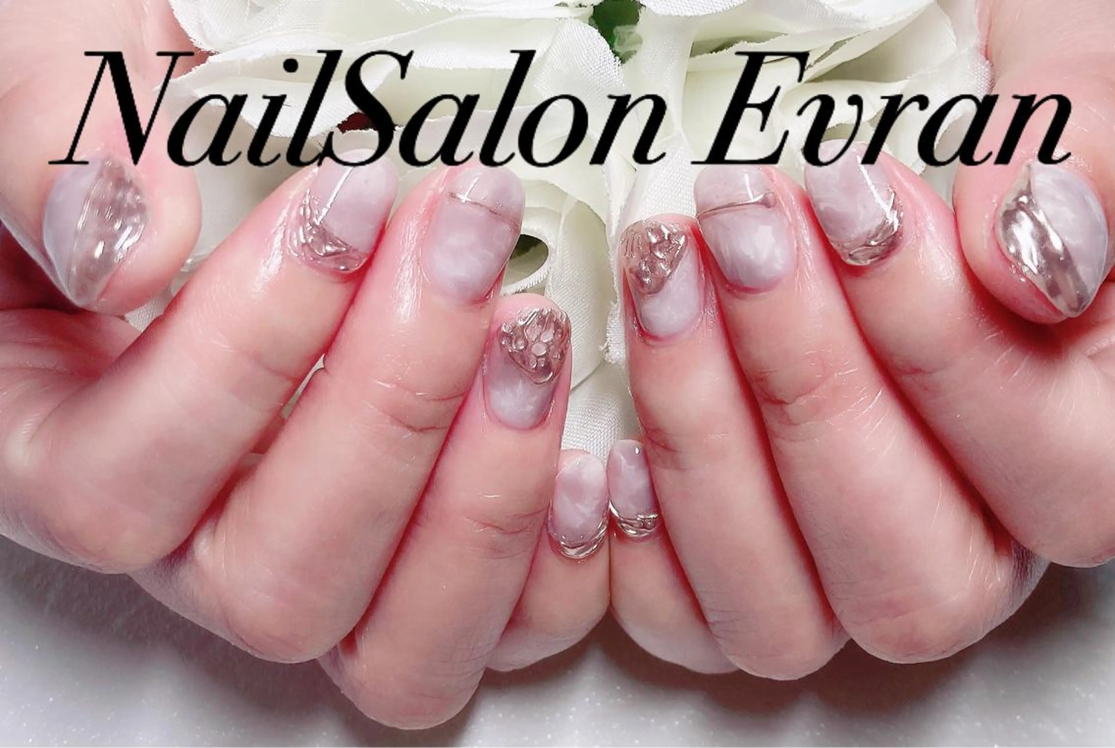 ネイル ニュアンスネイル ハンドネイル Nail salon Evranのネイルデザイン