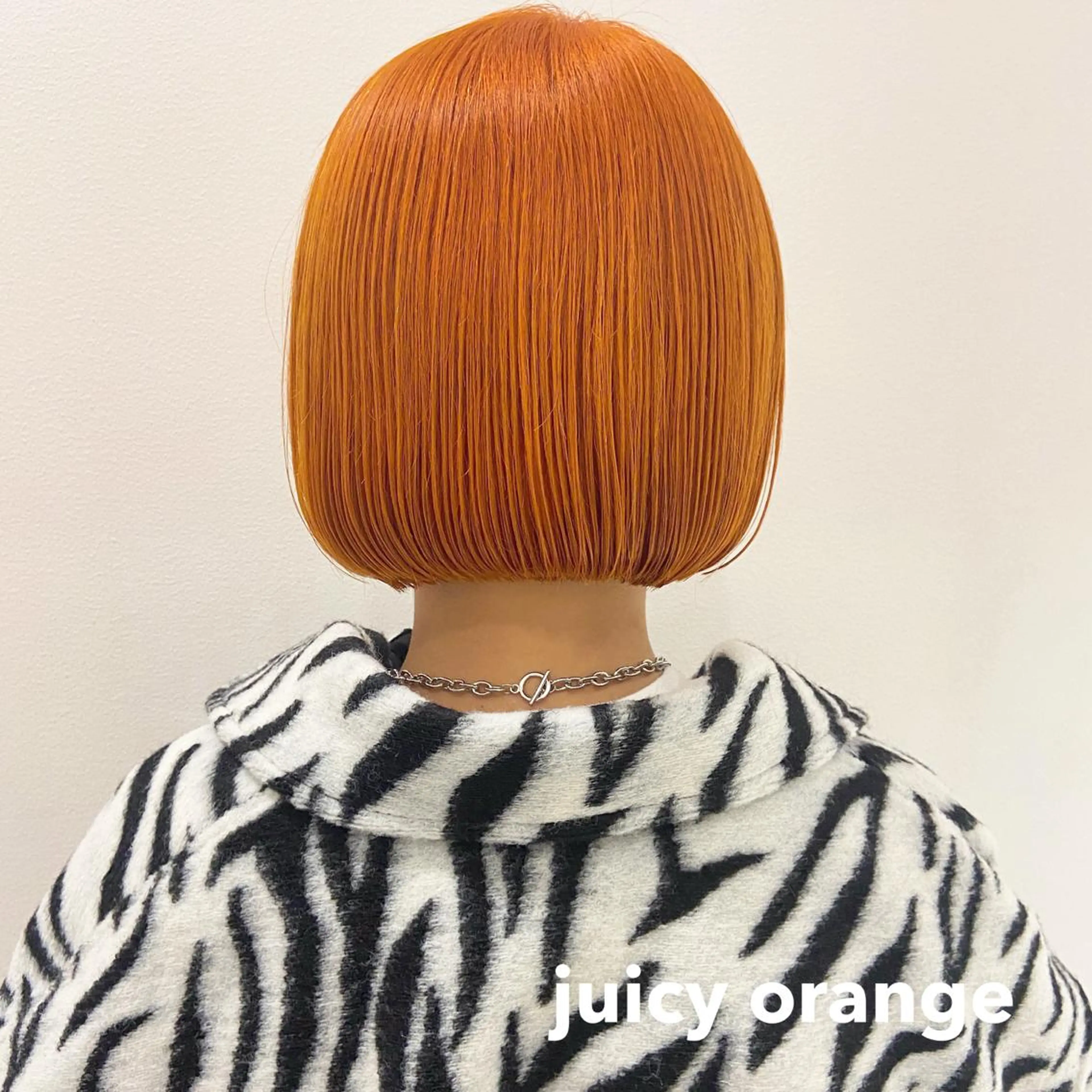 ショート カラー ヘアアレンジ オレンジ 天神レイヤーカット No.1💖マユカのヘアスタイル