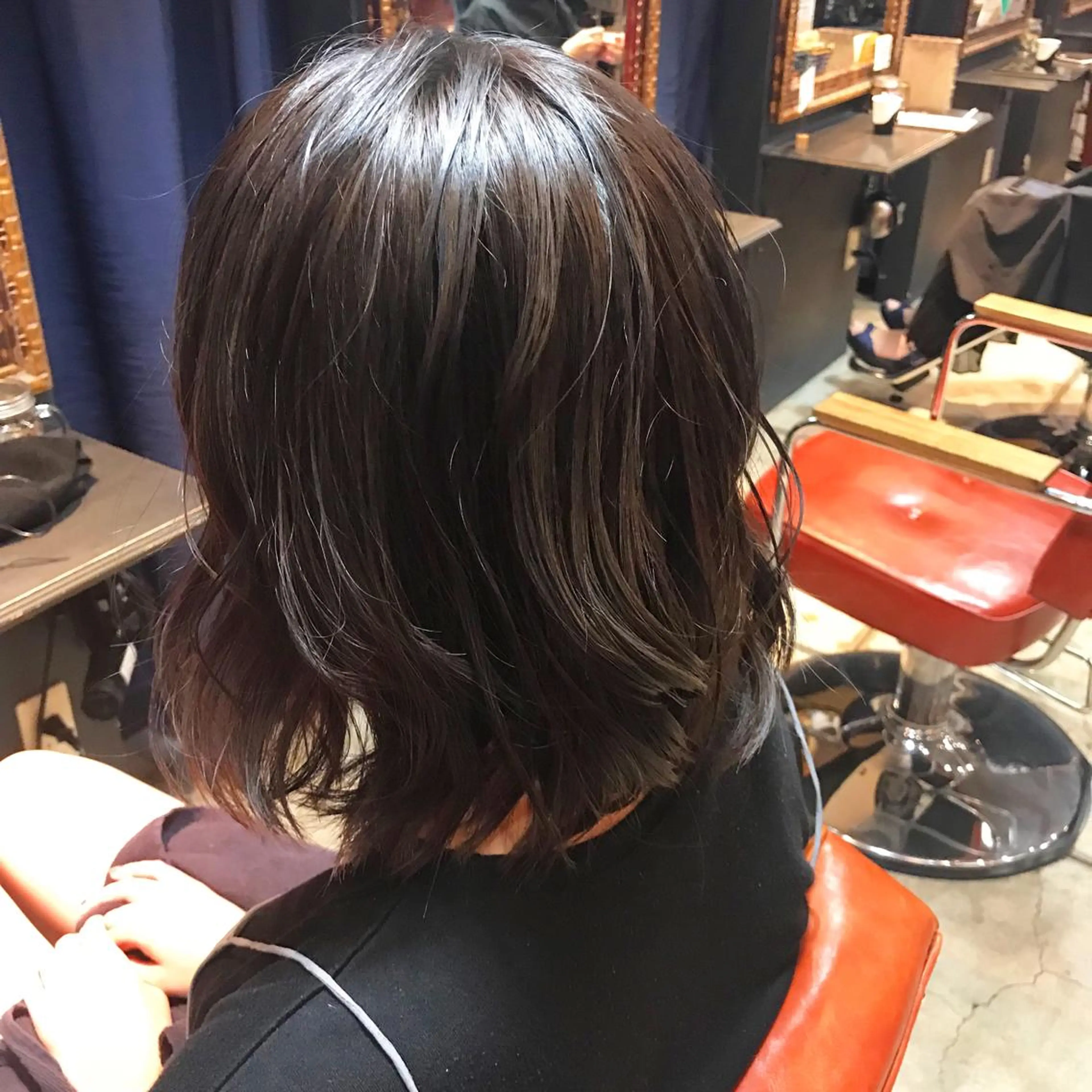 ミディアム カラー fhami 店長 髪質改善　DAITOのヘアスタイル