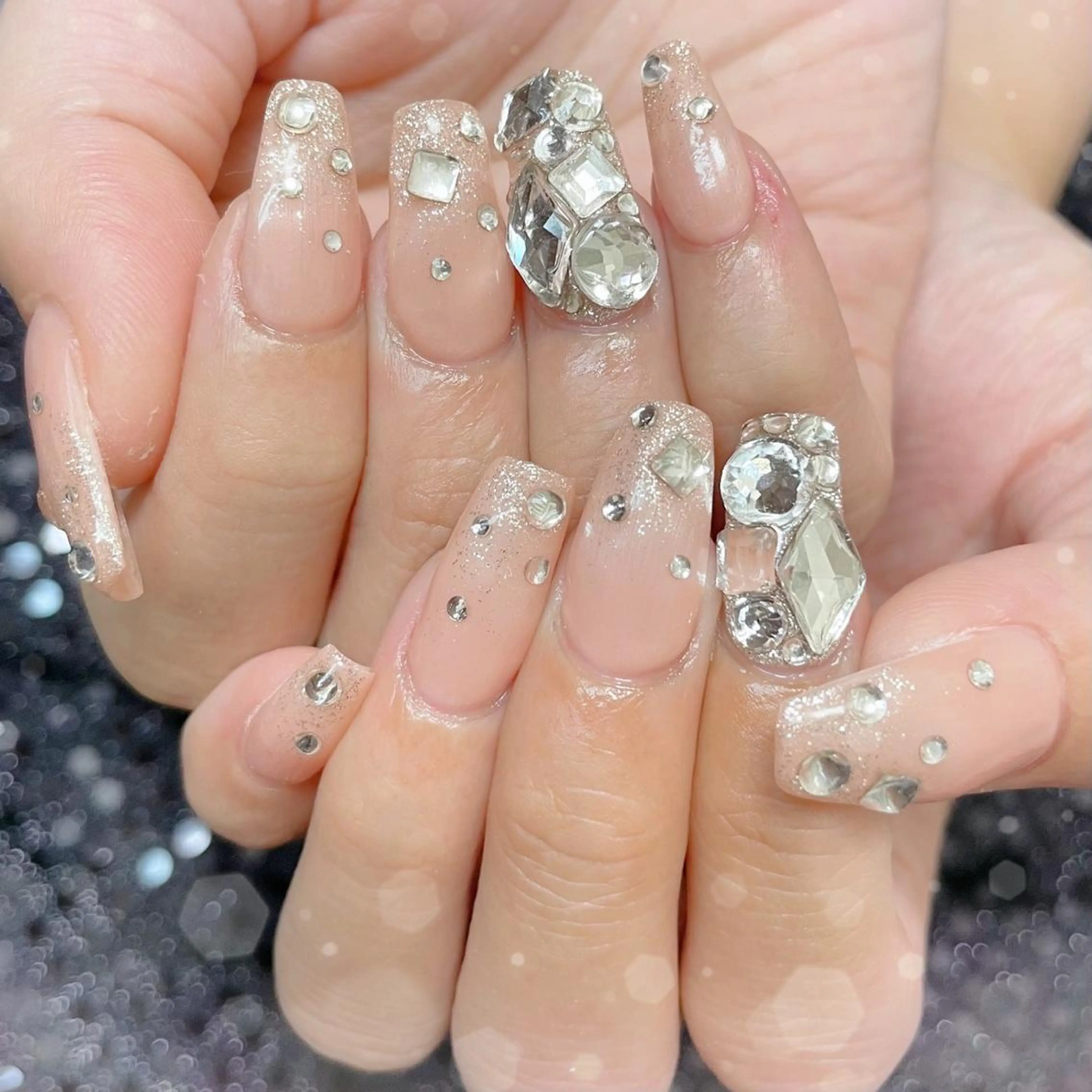 ネイル ハンドネイル ハンドケア MoON...❤︎ MeGuのネイルデザイン