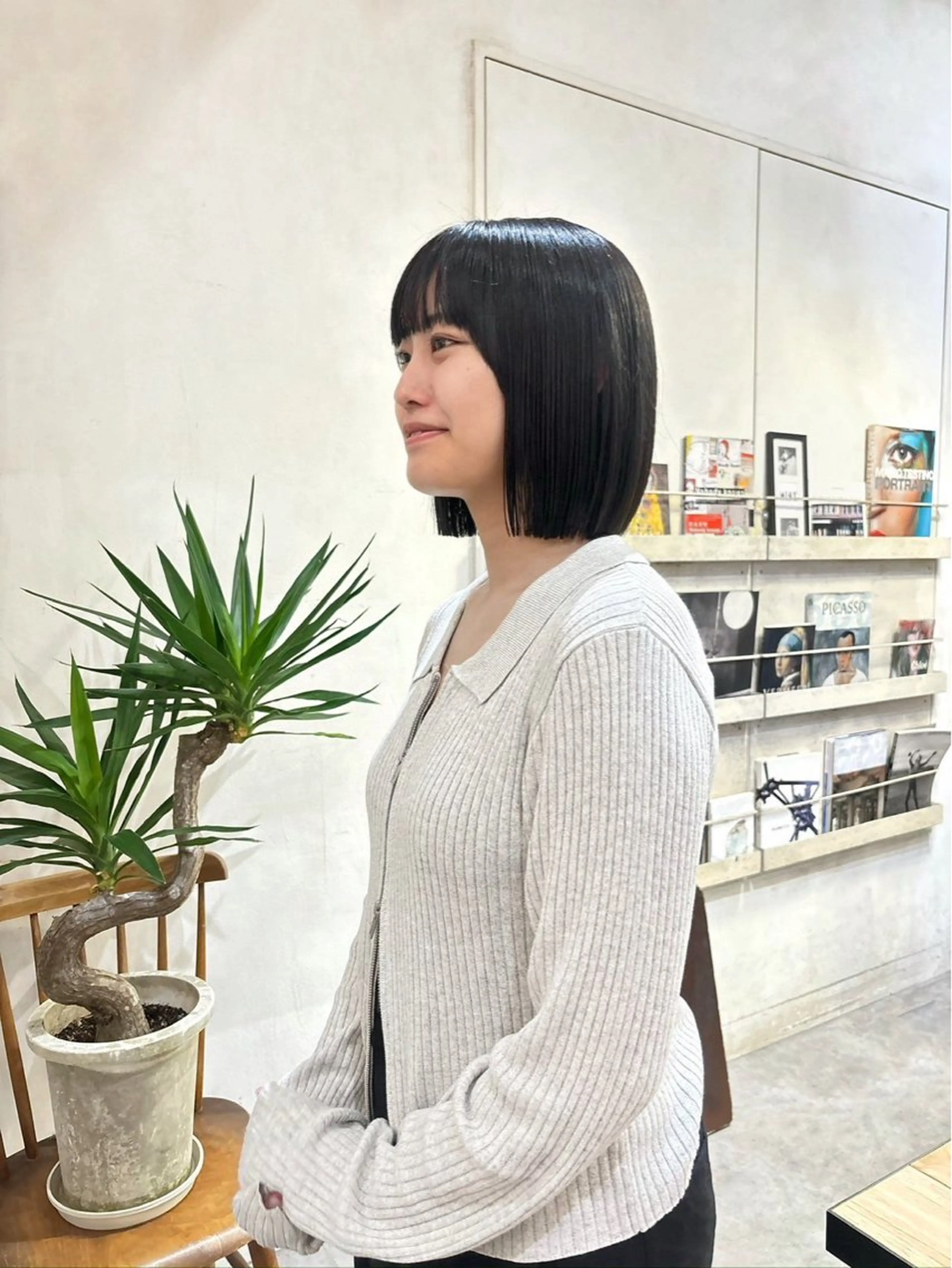 ミディアム カラー 林 蓮二朗のヘアスタイル