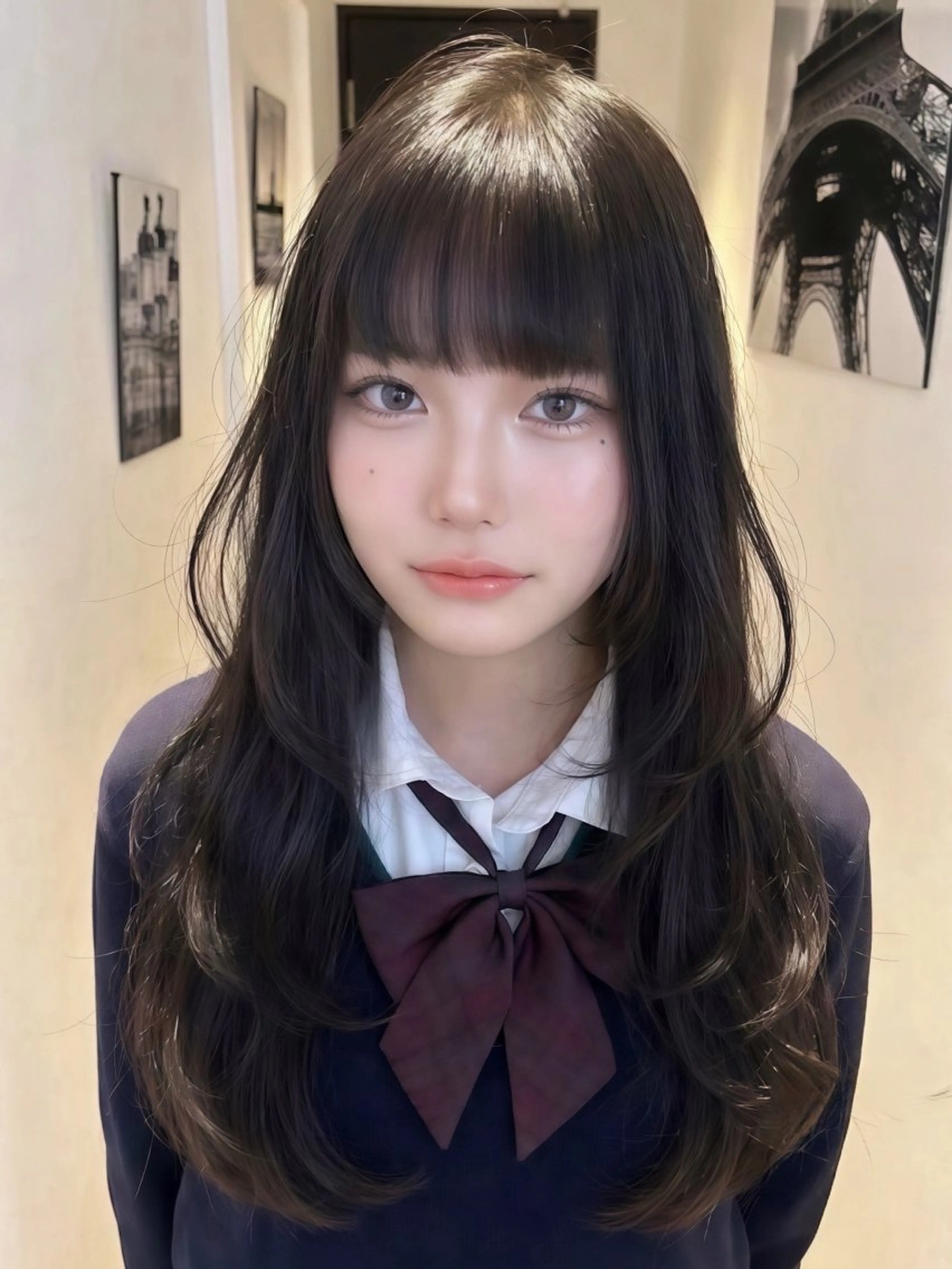 ロング カラー カット ヘアカラー せいと/縮毛矯正 レイヤー/ハイトーンのヘアスタイル