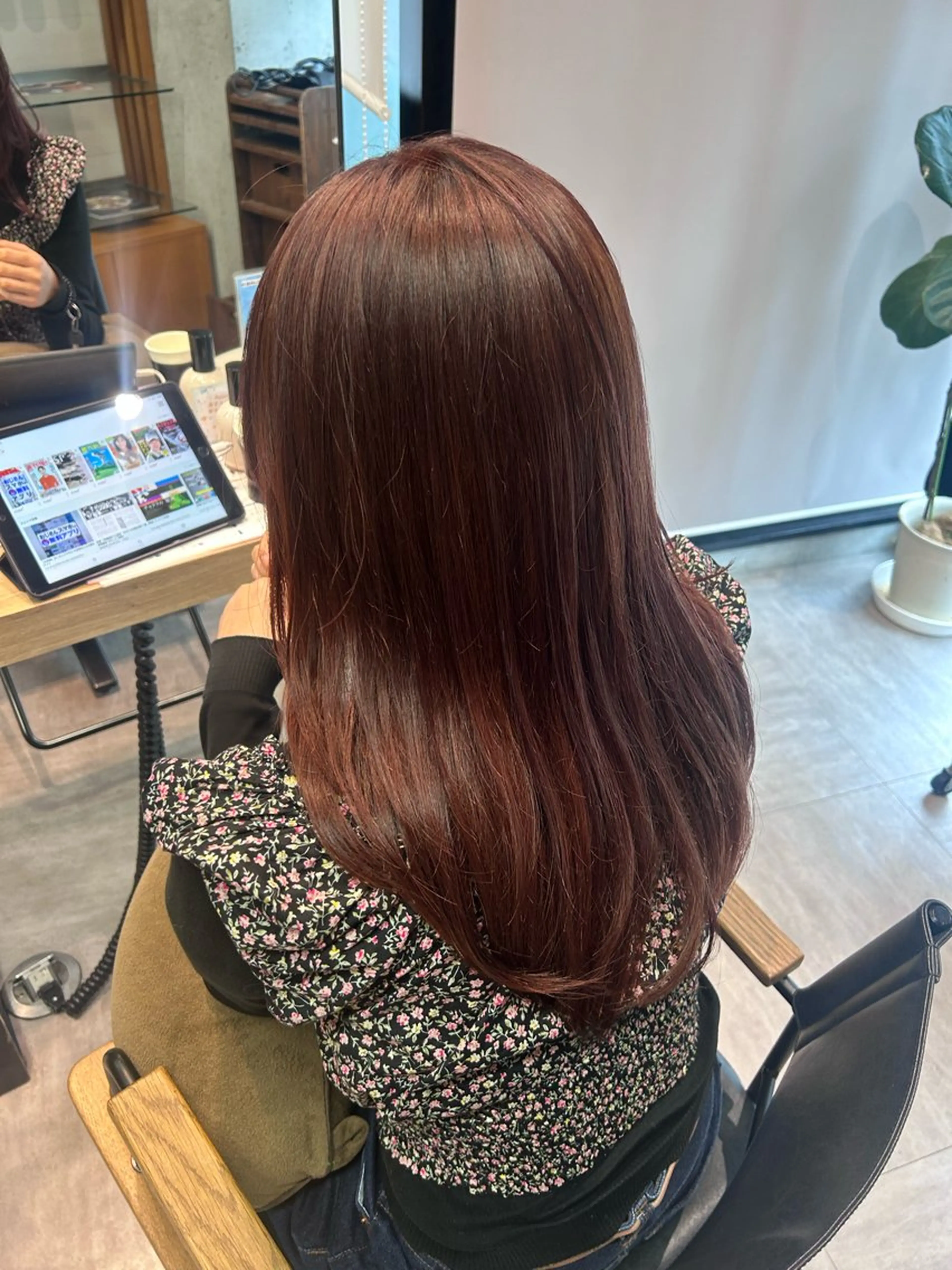 カラー 透明感カラー/縮毛/ chino🍀のヘアスタイル