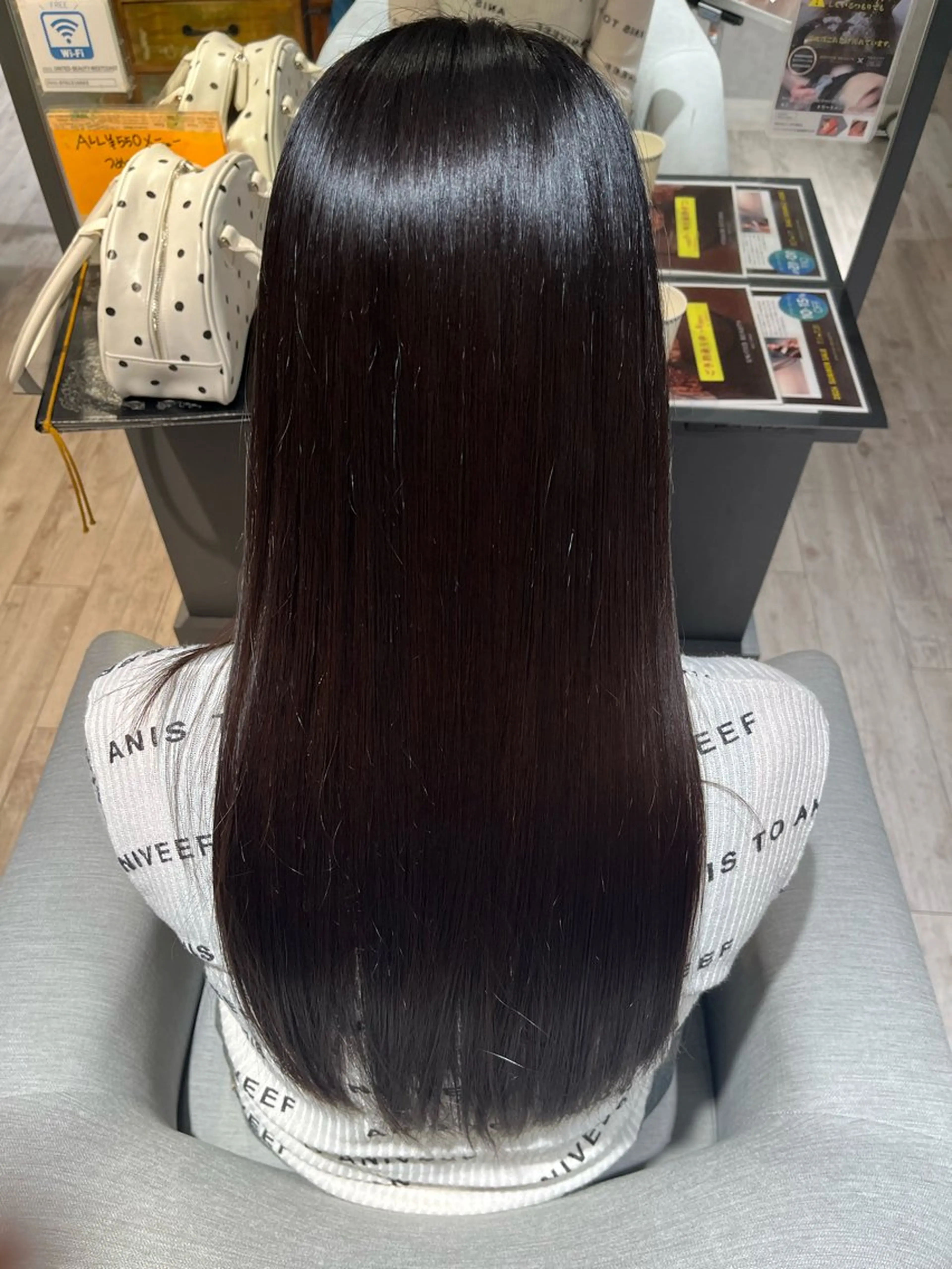 ロング ロング 縮毛矯正 辻 瑛大のヘアスタイル