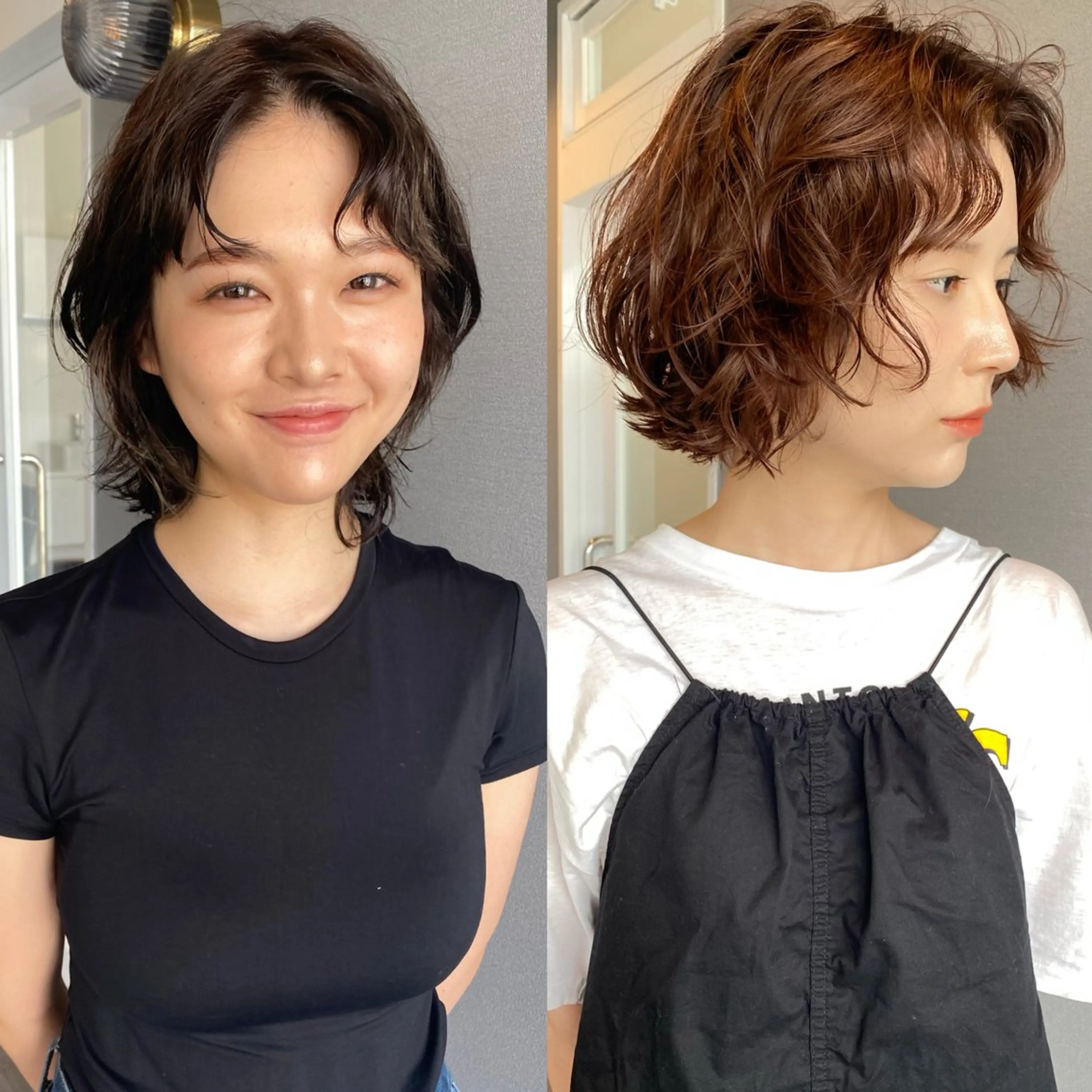 【平日限定】小顔カット+コスメパーマ+美補修トリートメントの写真