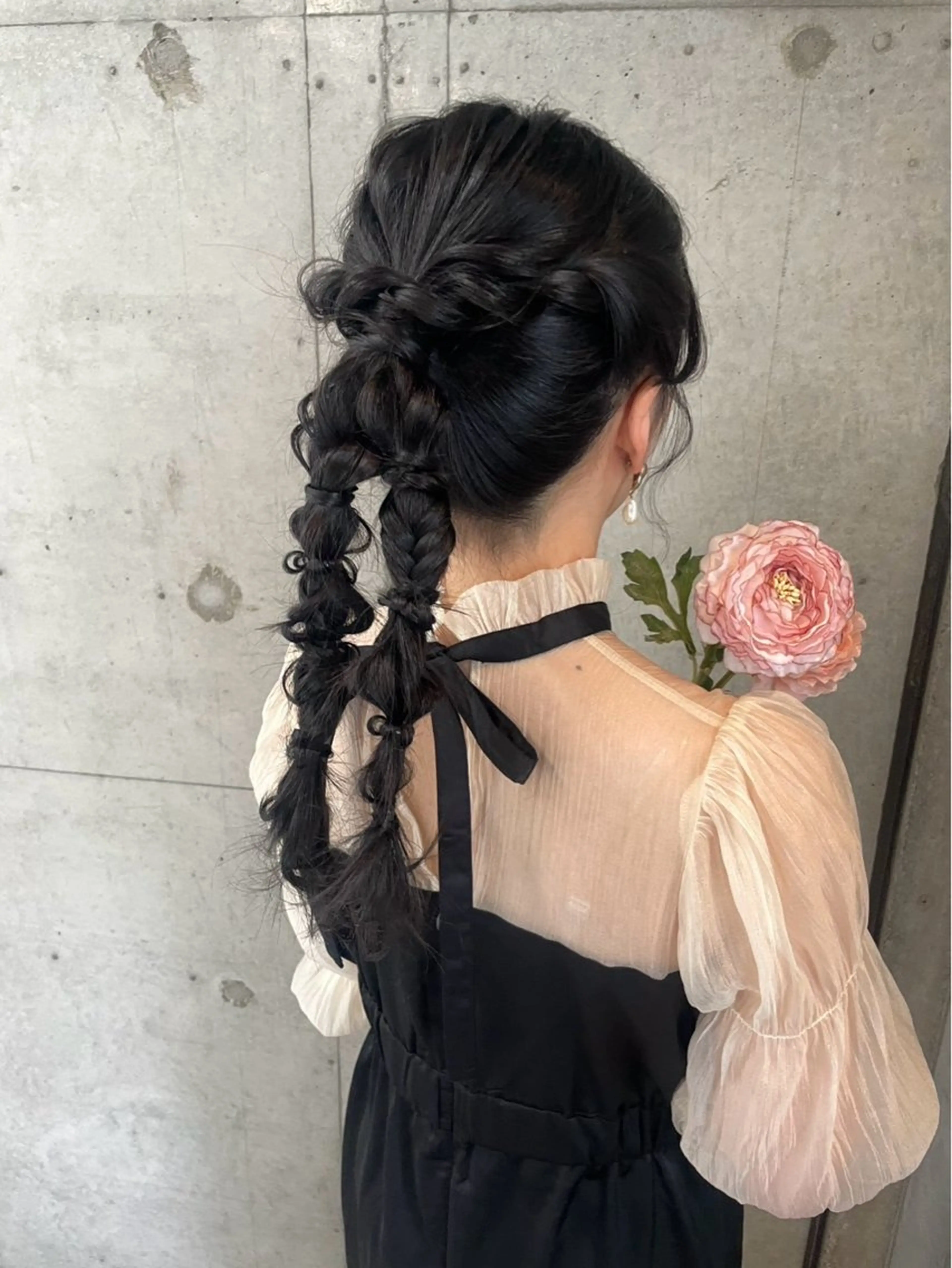 ロング ヘアアレンジ ヘアセット 美髪× ヘアセット✨Araiのヘアスタイル