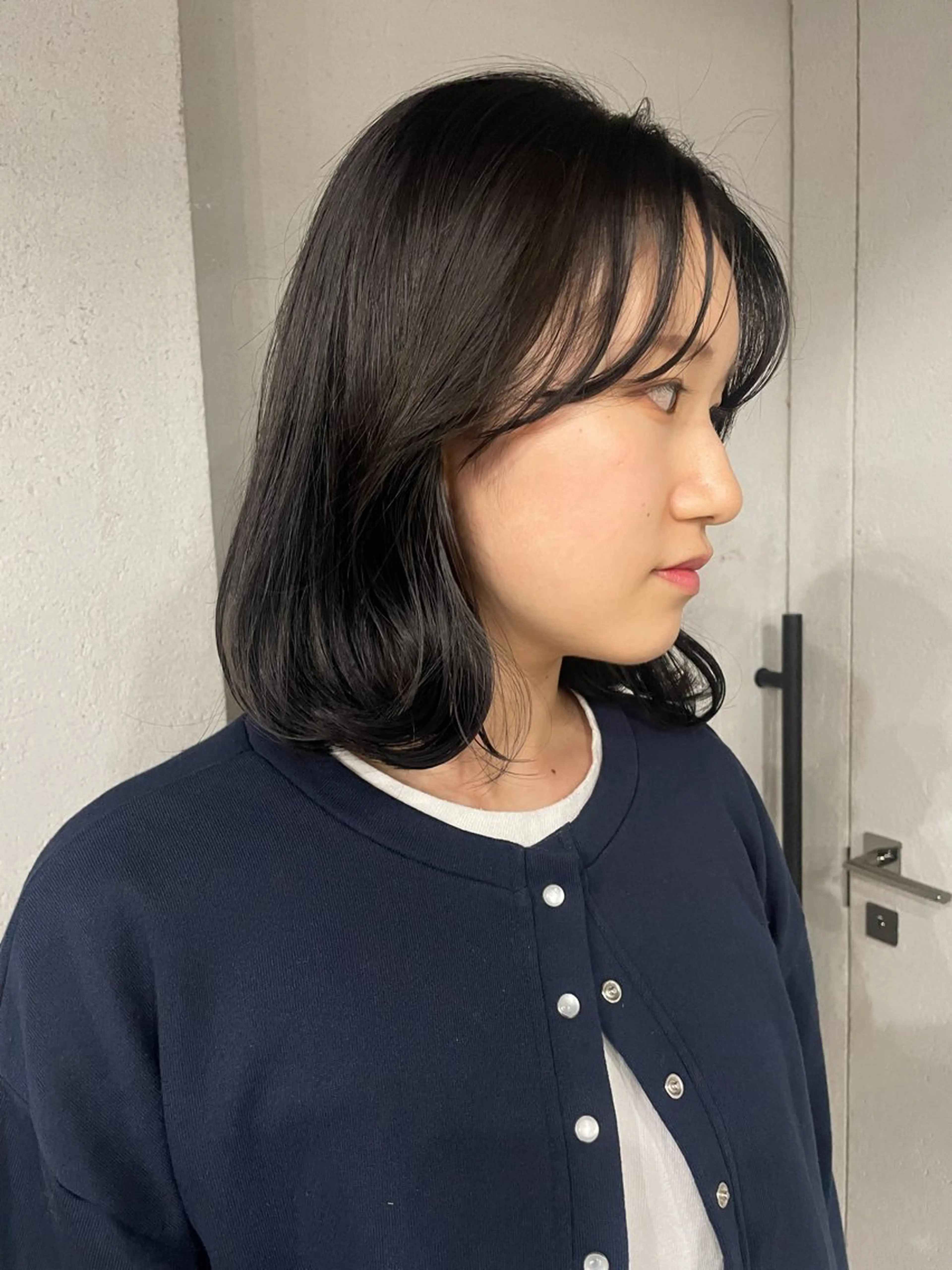 ミディアム カラー カット ヘアカラー トリートメント 表参道🌿赤み消し カラー/チナツのヘアスタイル