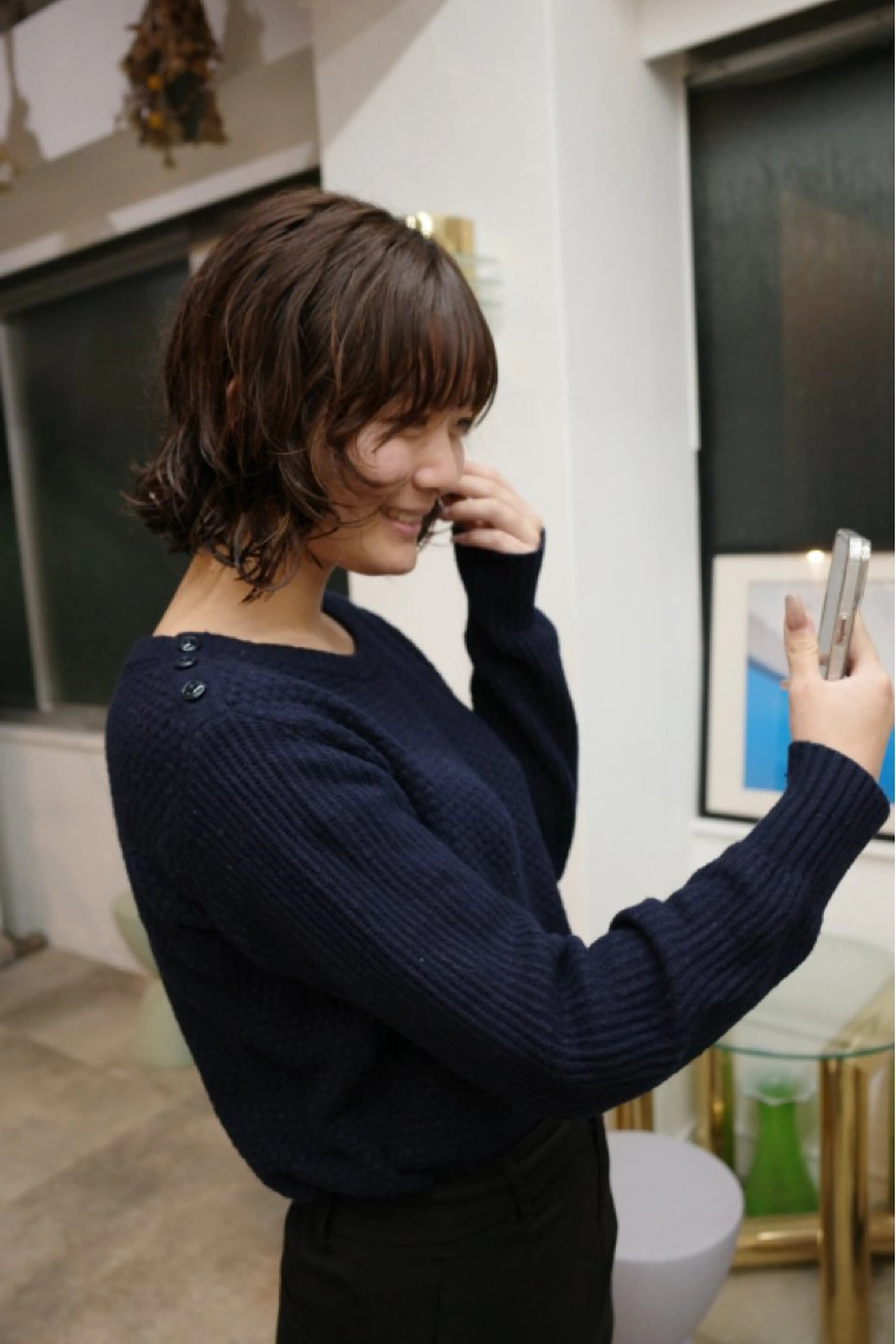 【月火・1日先着2人限定‼️】じっくり相談マンツーマン・デザインカット＋ケアパーマ＋TRの写真