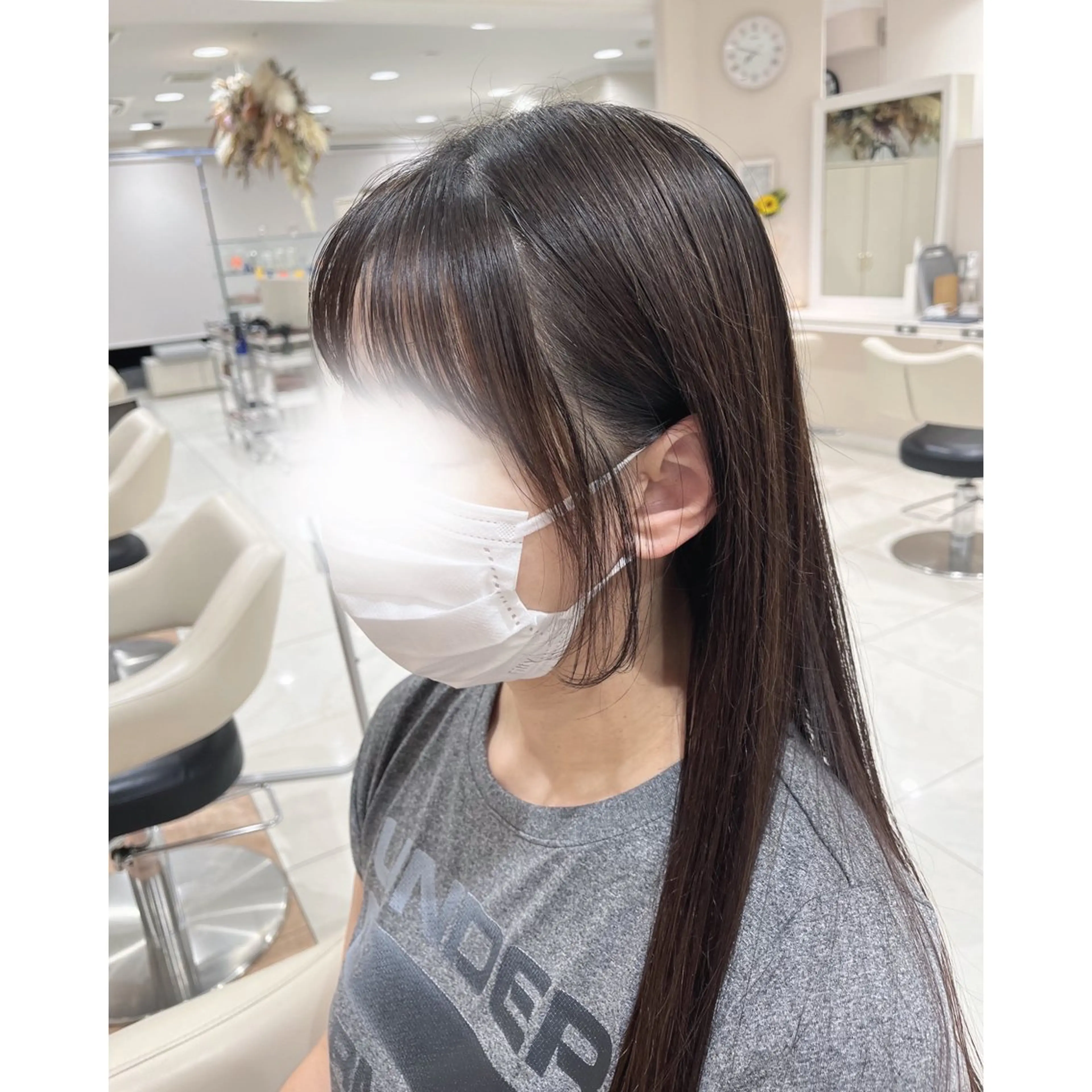 ロング 韓国ヘア 🎀中川綾乃🎀のヘアスタイル