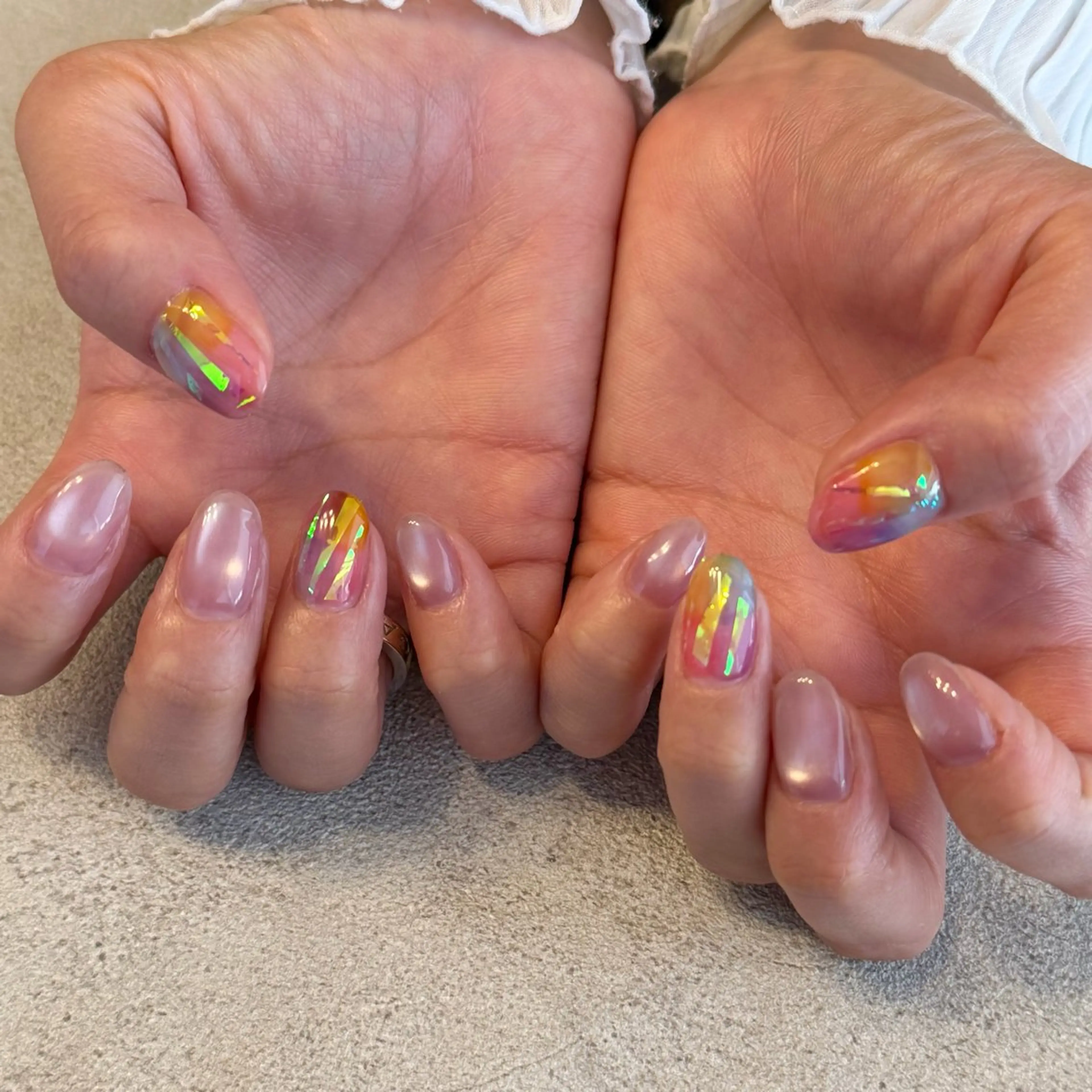 ネイル 自由が丘サロン あやめ💅のネイルデザイン