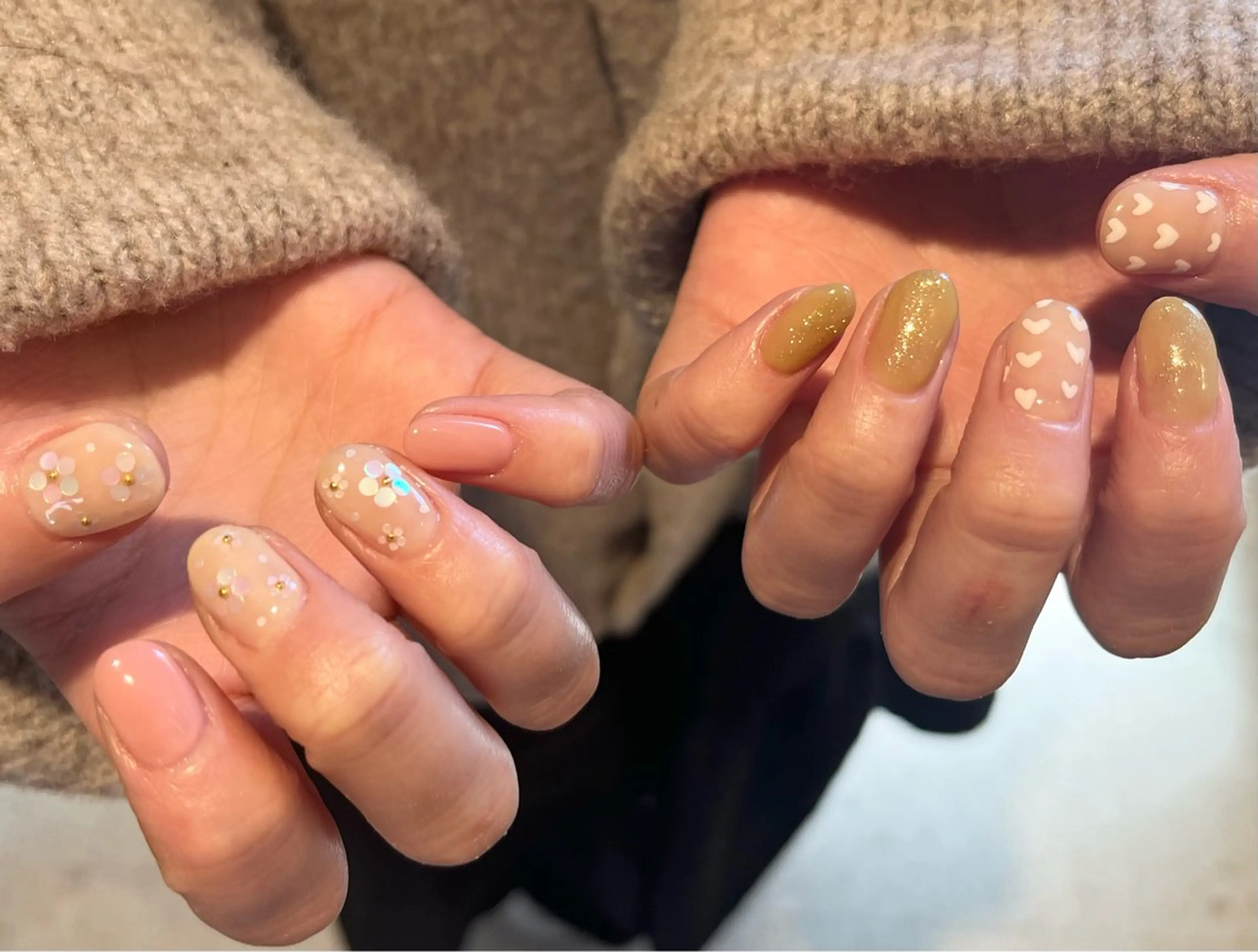 ネイル 🫧ちゅるん/韓国 Ayano𓈒🎀のネイルデザイン