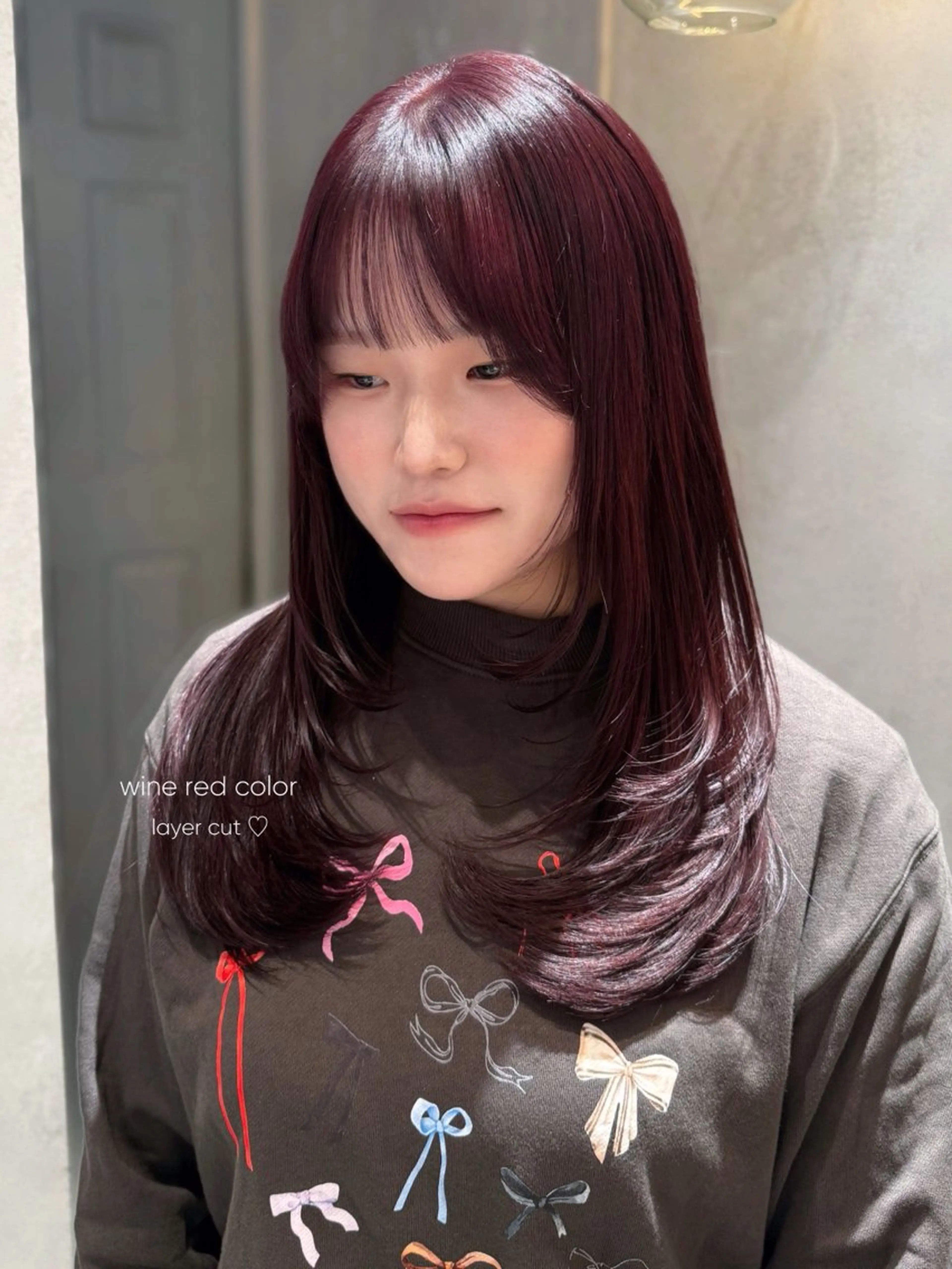 ロング カラー yuuri🎀/大宮 /韓国ヘア/レイヤーのヘアスタイル