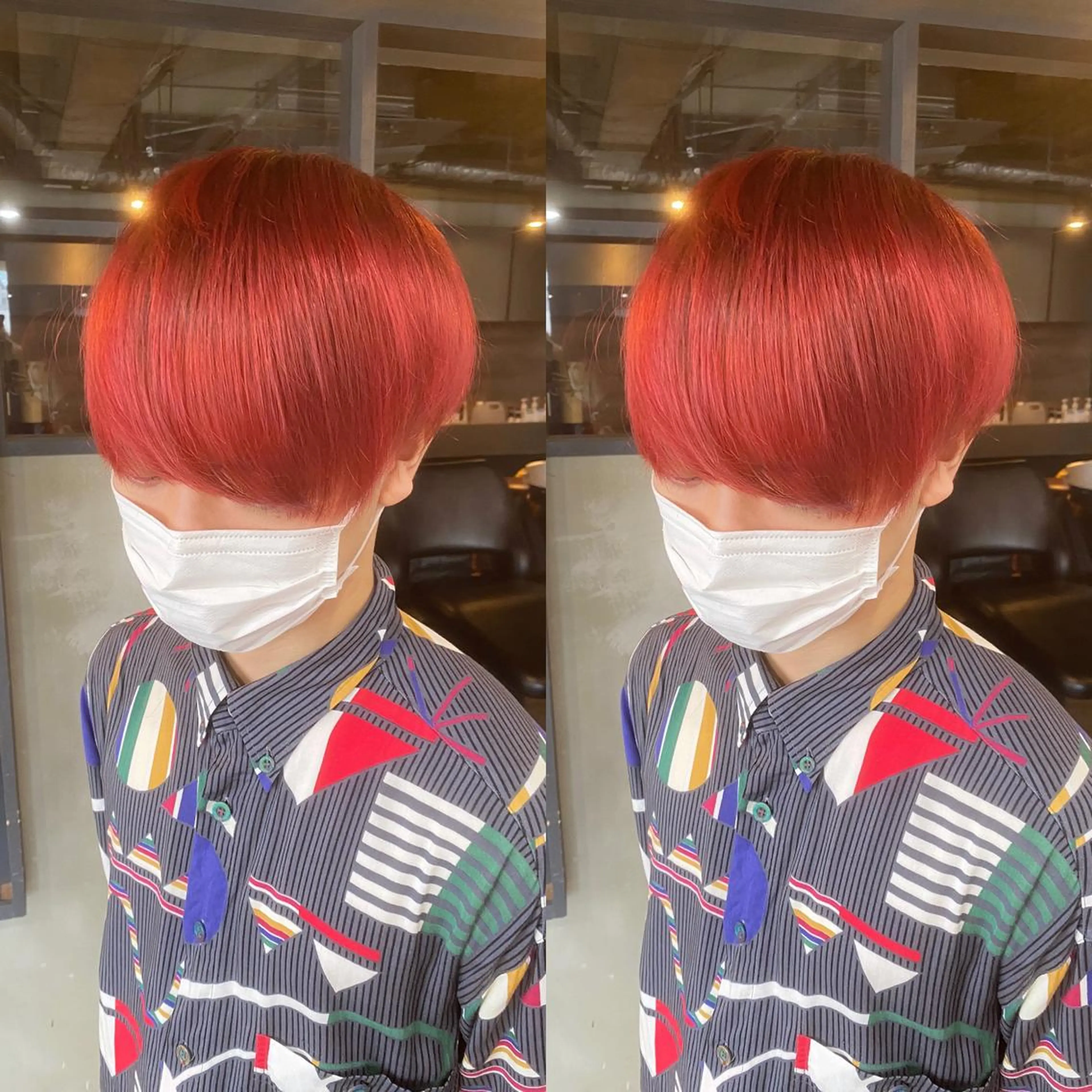 ショート カラー ヘアカラー yoriダブルカラー 代表すがわらのヘアスタイル