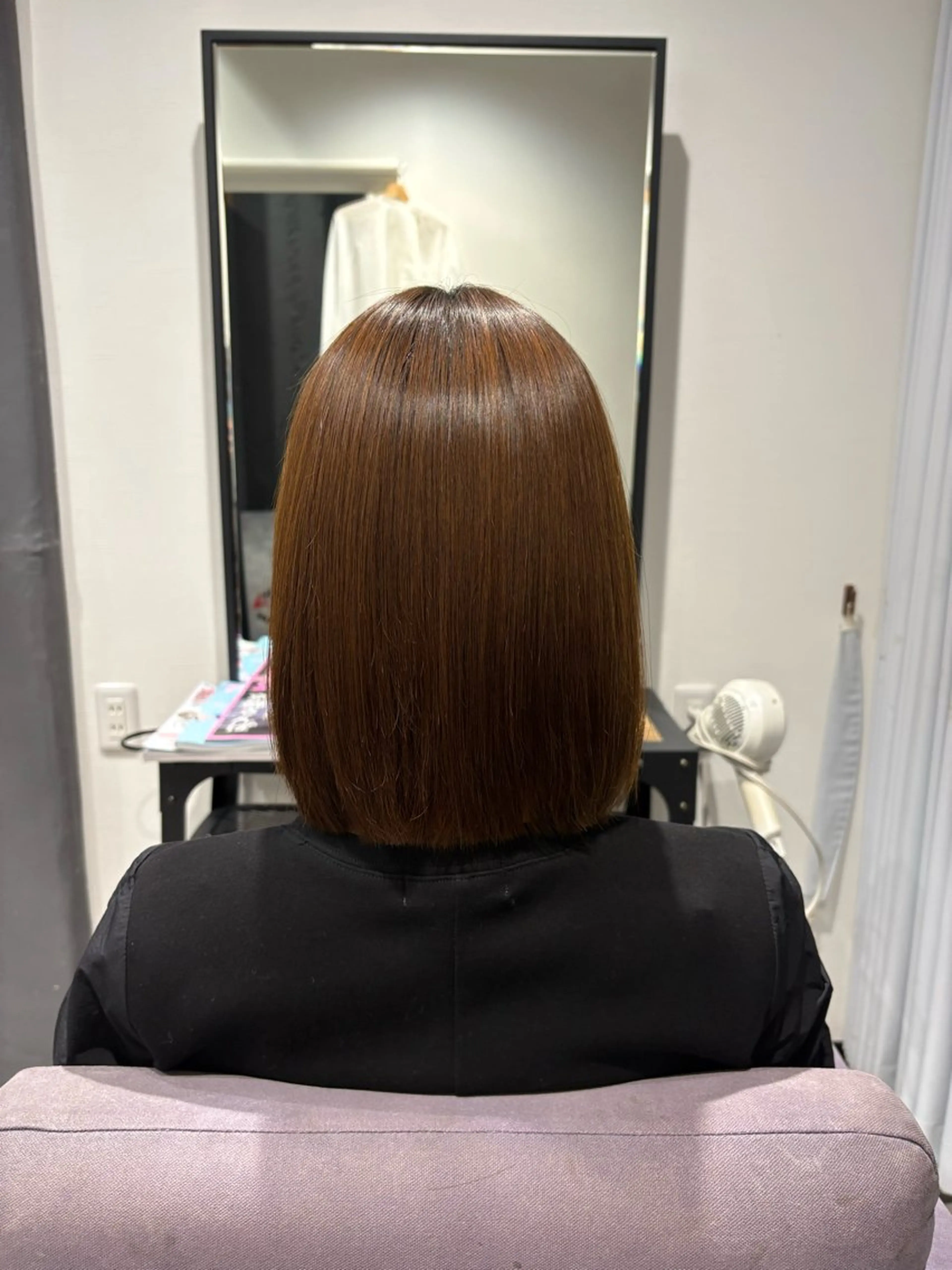 ミディアム 酸性ストレート 縮毛矯正 ヘッドスパ こと/都島 /ARCOIRISのヘアスタイル