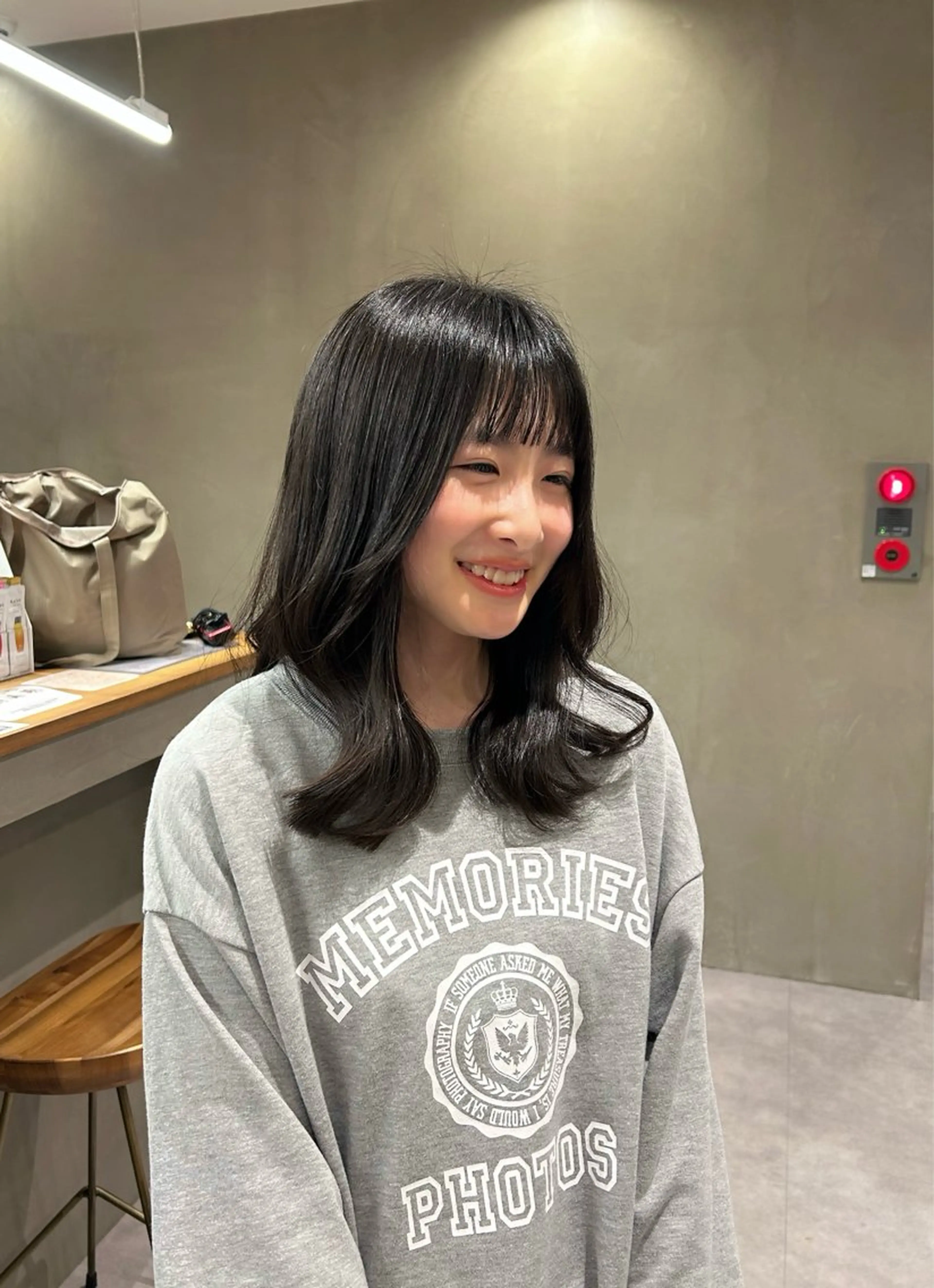 ロング 韓国風ヘア AILERON 神村のヘアスタイル