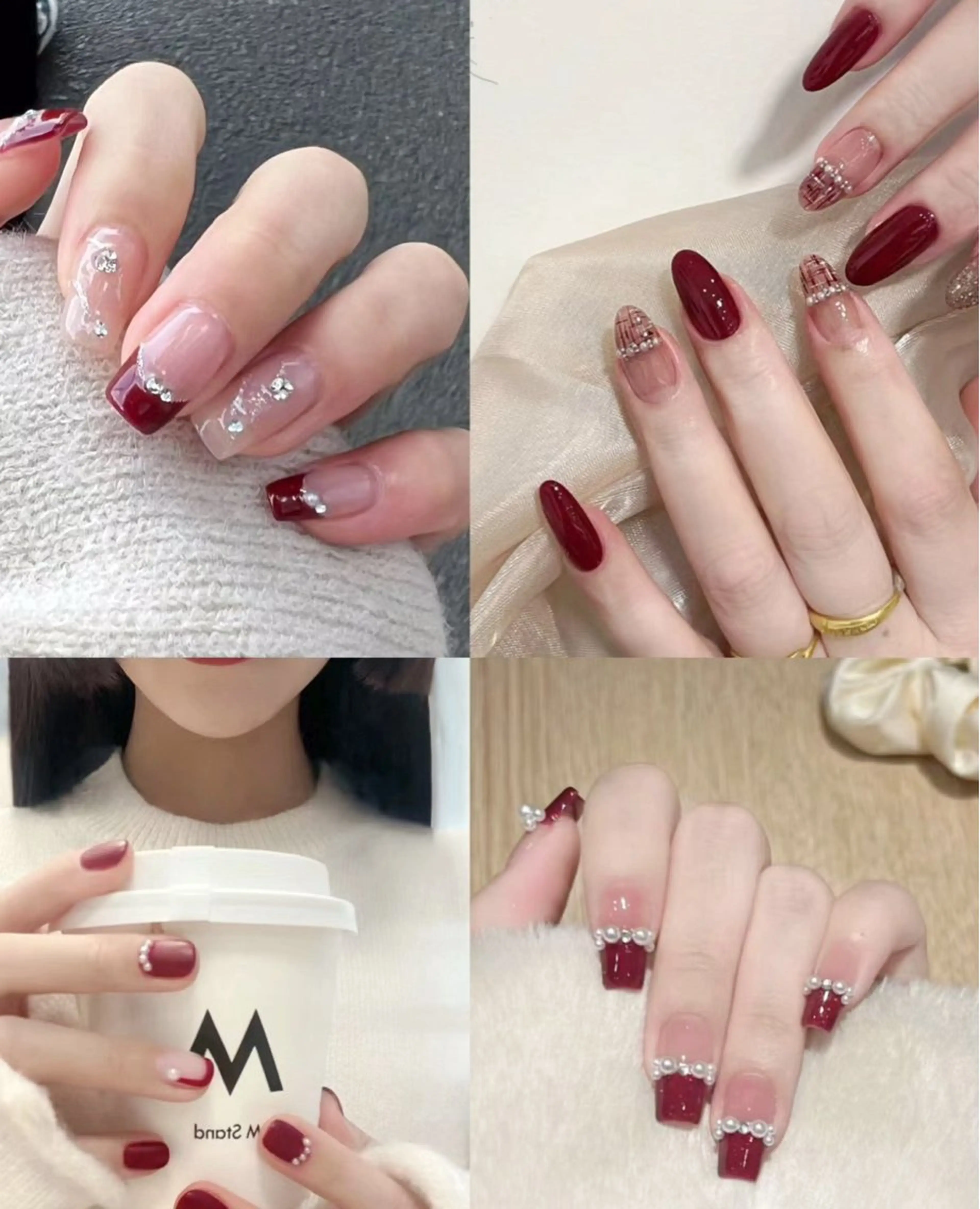 ネイル フットネイル フレンチネイル ジェルネイル ゴージャス ハート ハンドネイル MoonNail ユリ🌸のネイルデザイン