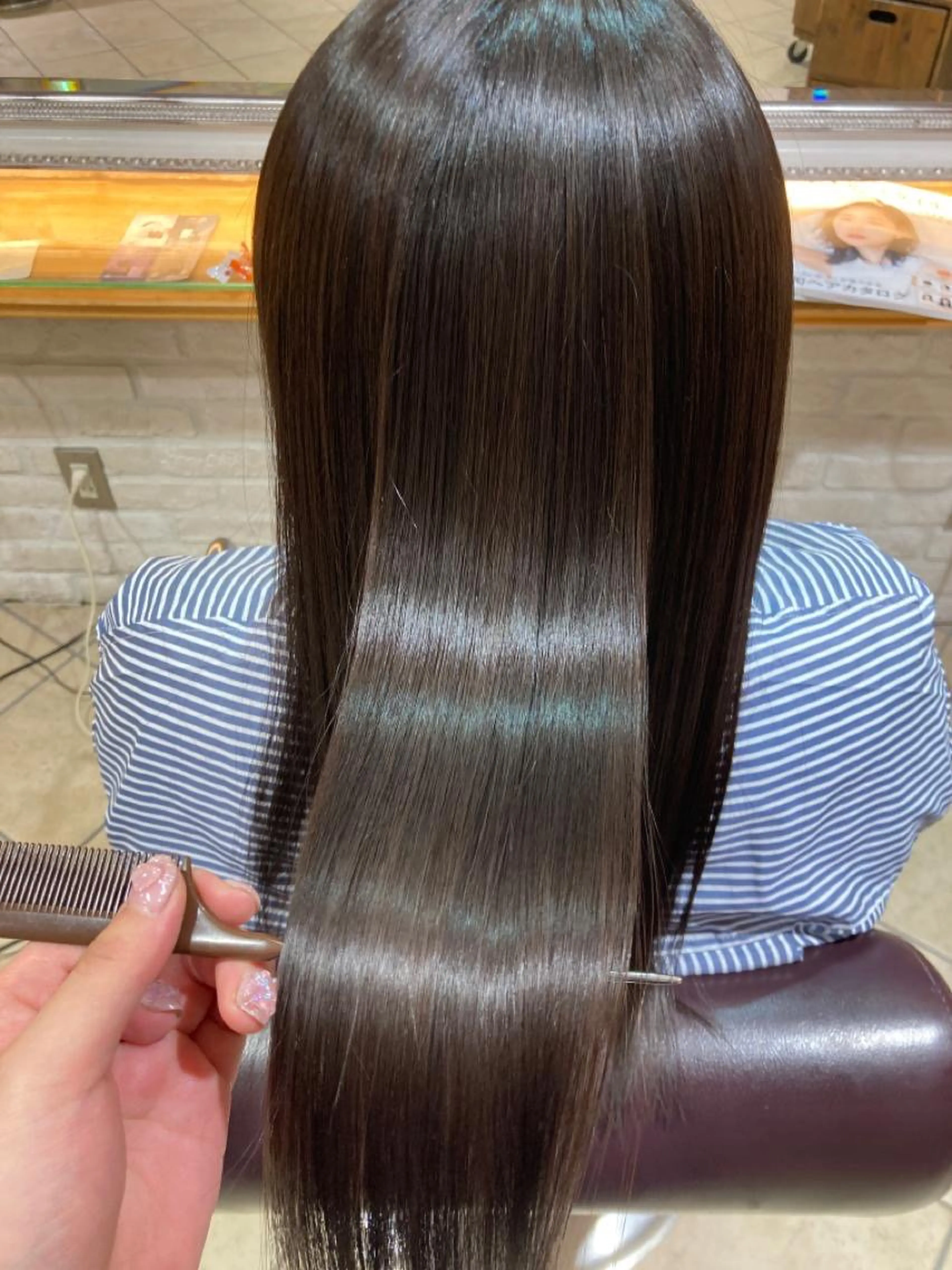 セミロング 髪質改善 トリートメント momoha 『モテヘア🍓』のヘアスタイル