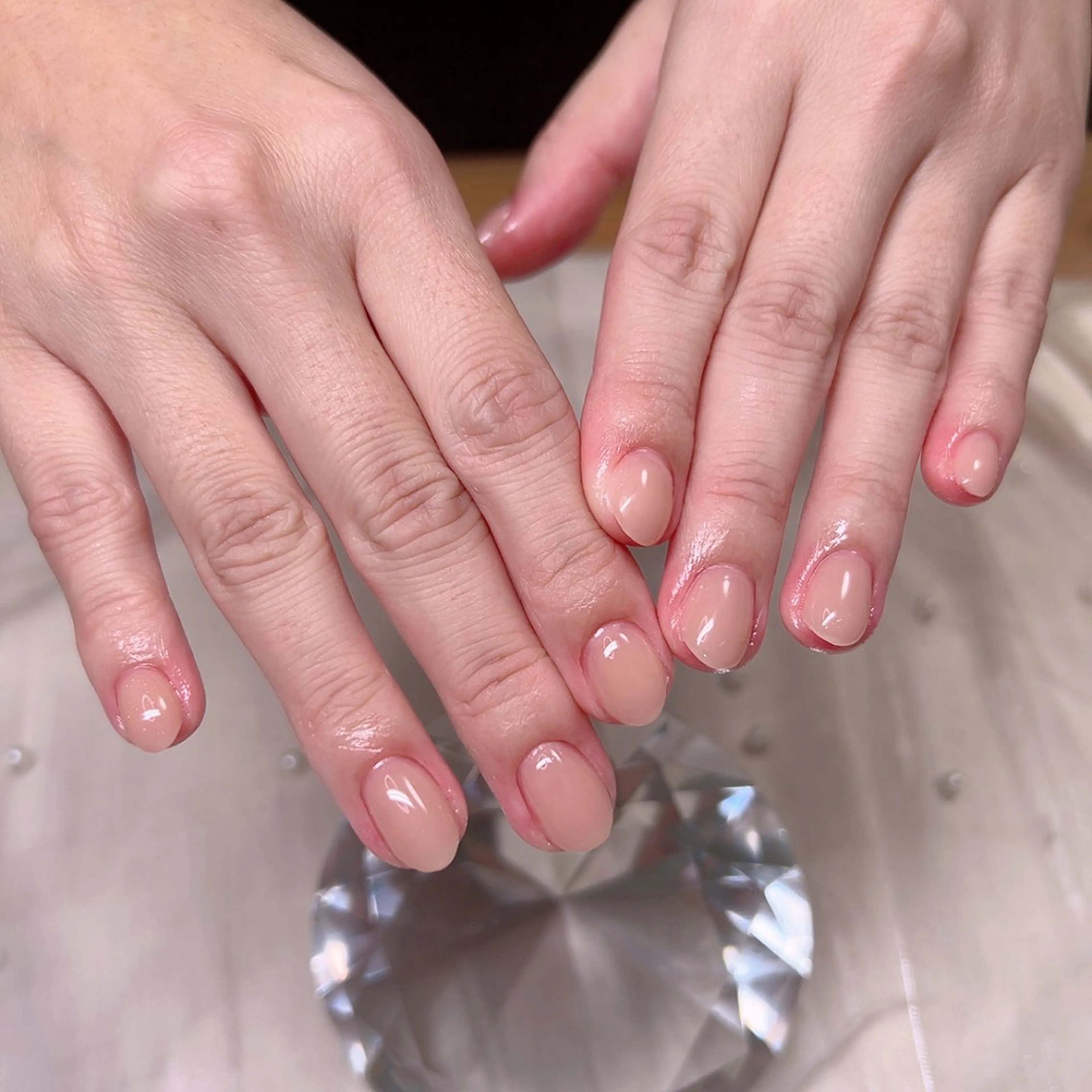 ネイル べっ甲ネイル オフィスネイル シンプルネイル Cute Tips nailのネイルデザイン