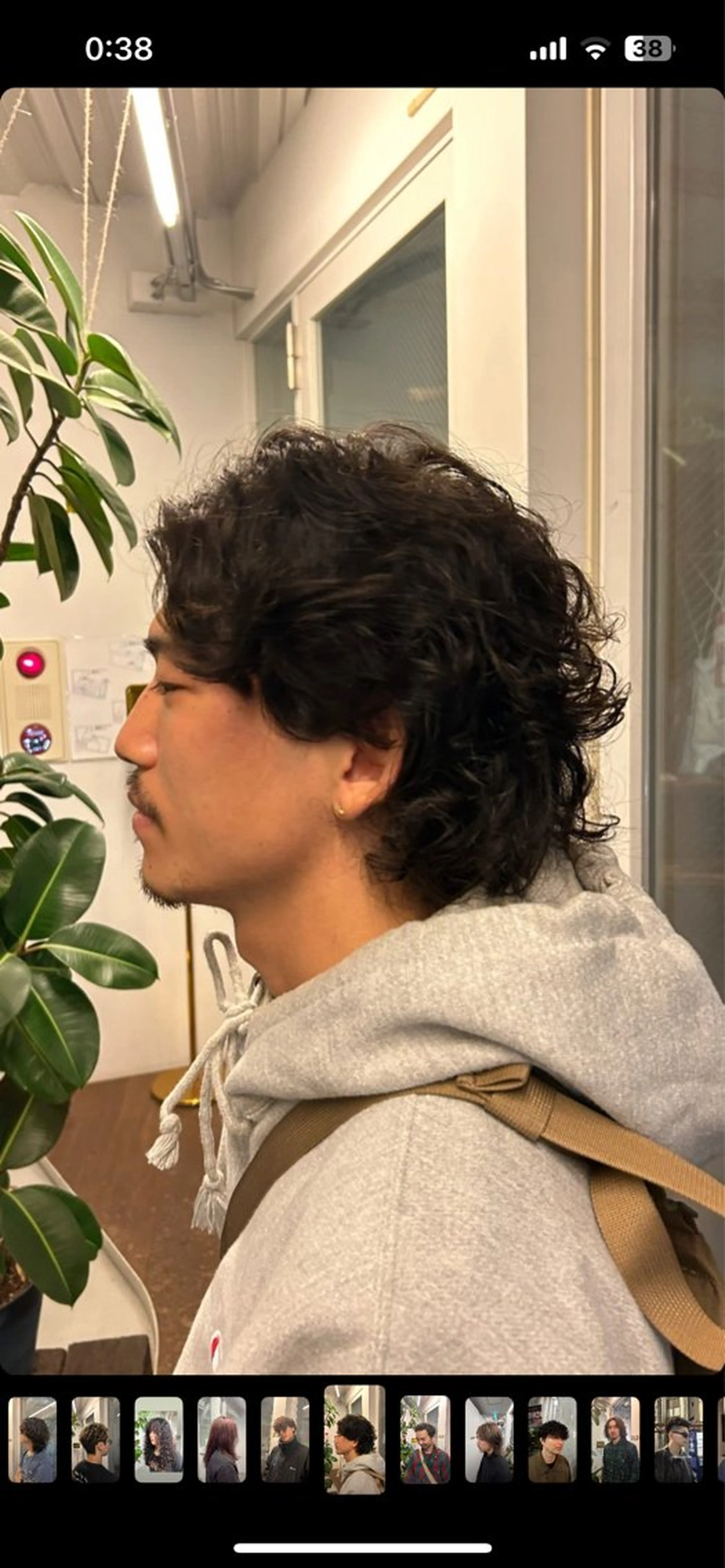 ショート パーマ 青木 真生のヘアスタイル