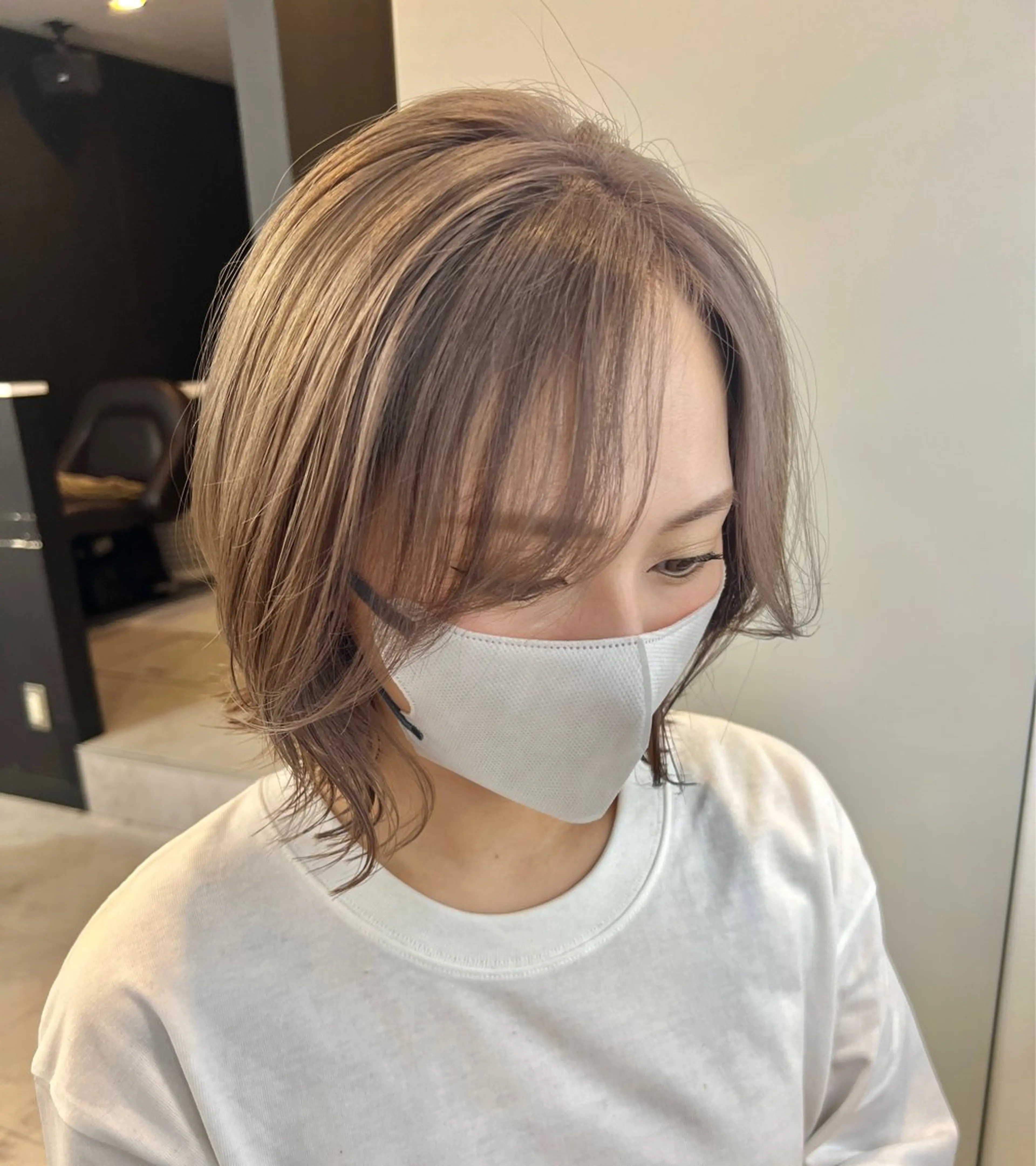 ショート カラー カット ヘアカラー トリートメント 🦋韓国ヘア 坂本 菜摘🦋のヘアスタイル