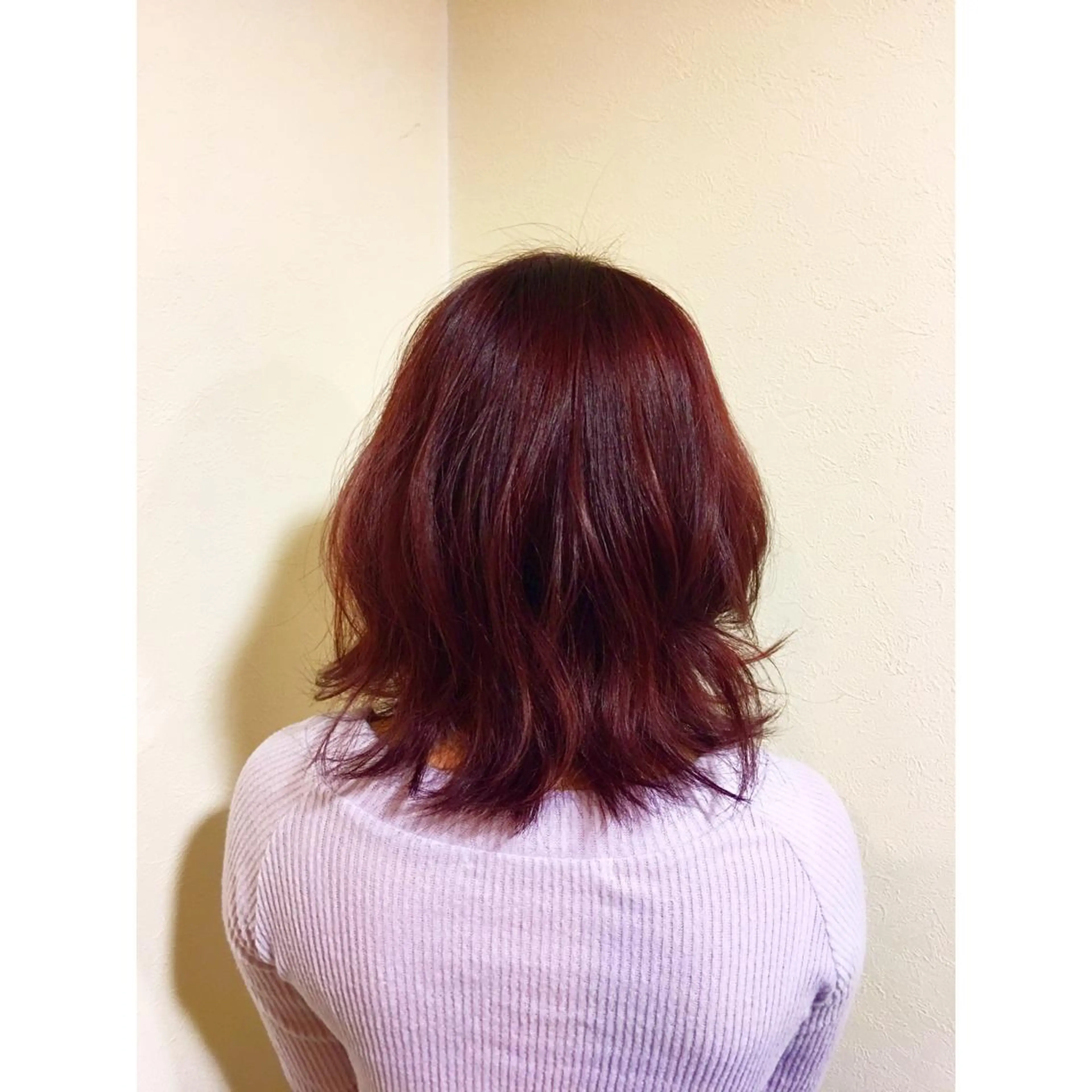 ミディアム ヤマグチ ヒカルのヘアスタイル