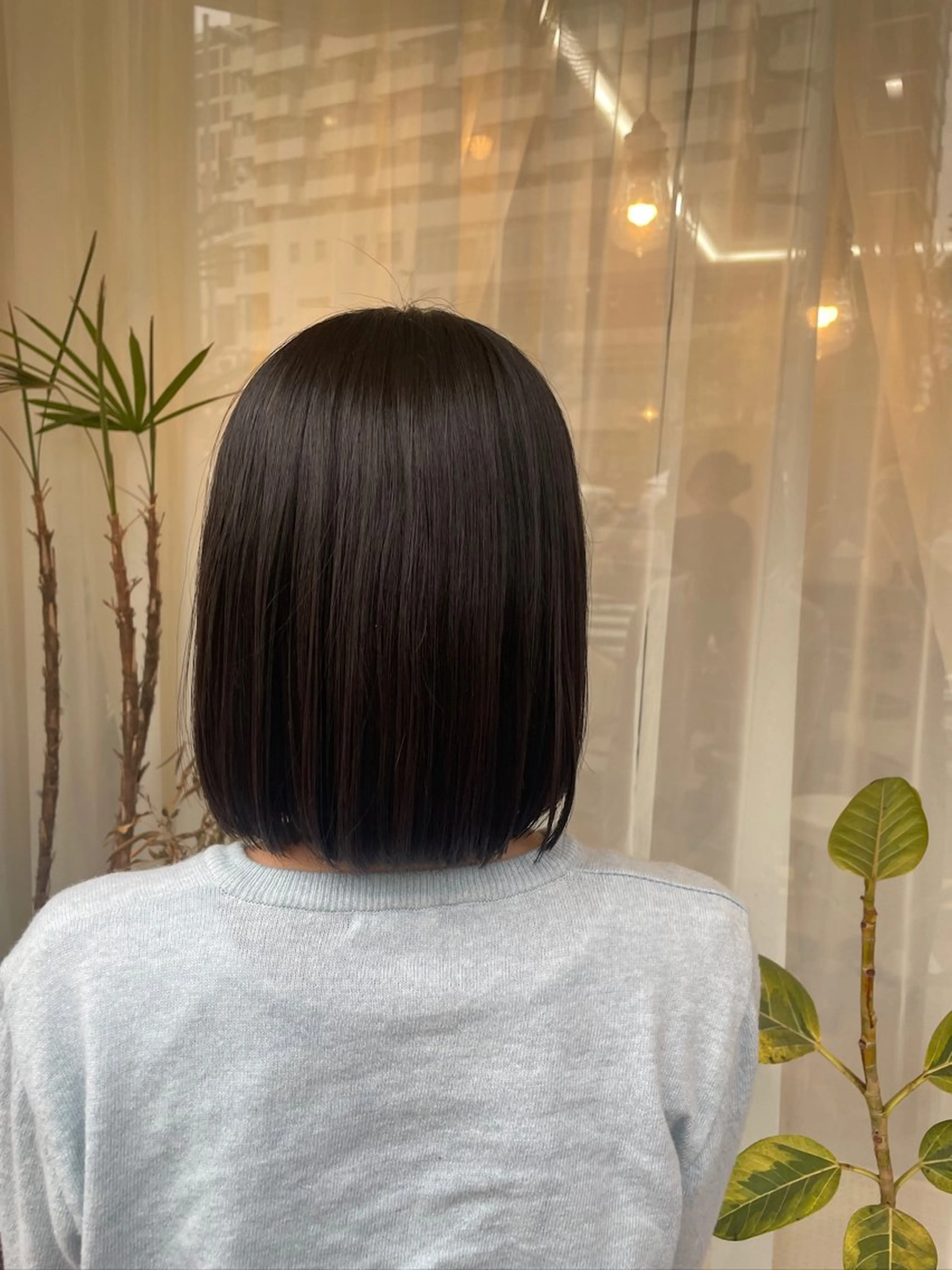 ミディアム カット 縮毛矯正 【KAKONN】 yumikaのヘアスタイル