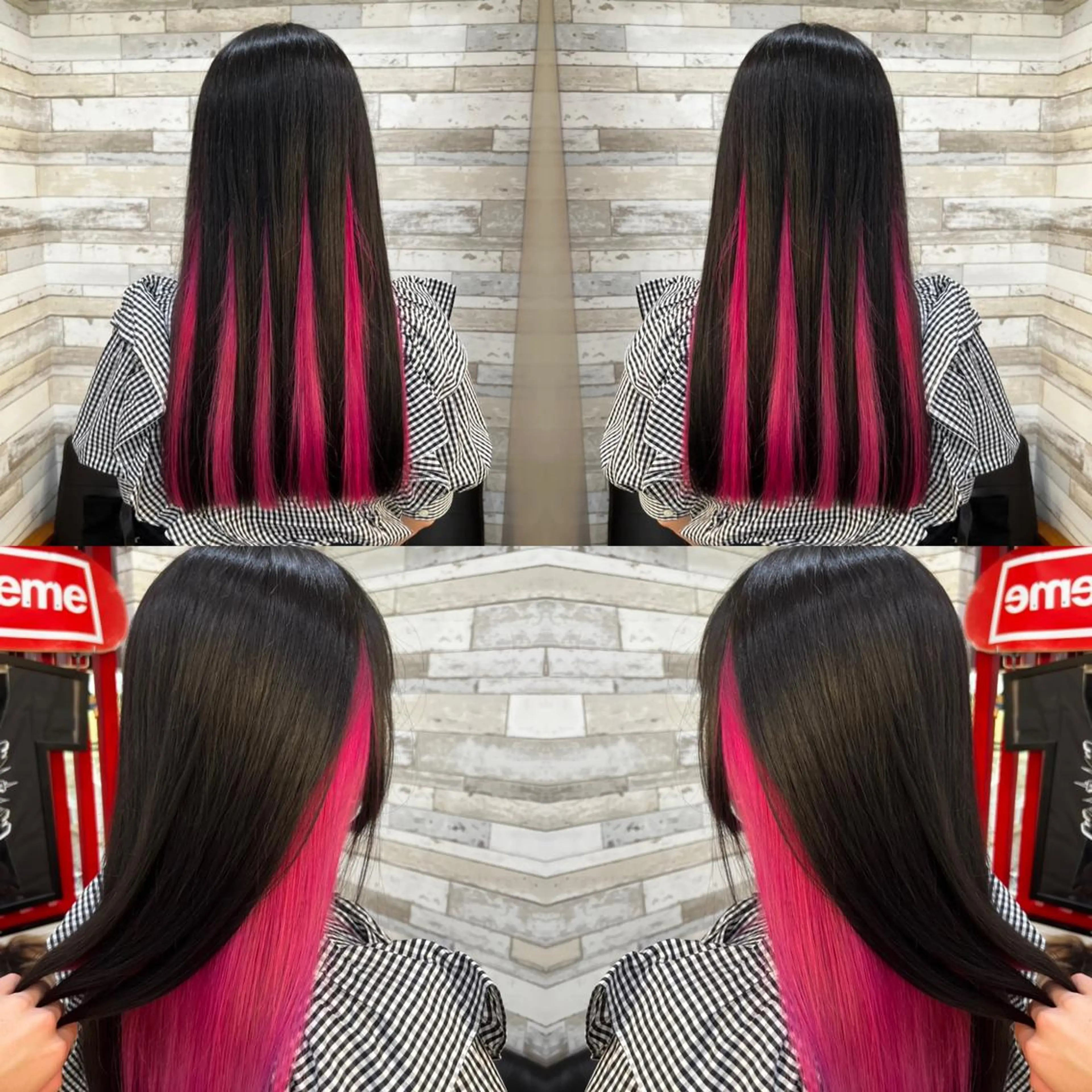 ロング カラー ヘアカラー トリートメント 🌈推し色派手髪 ハイトーンShinの眉毛・アイブロウイメージ