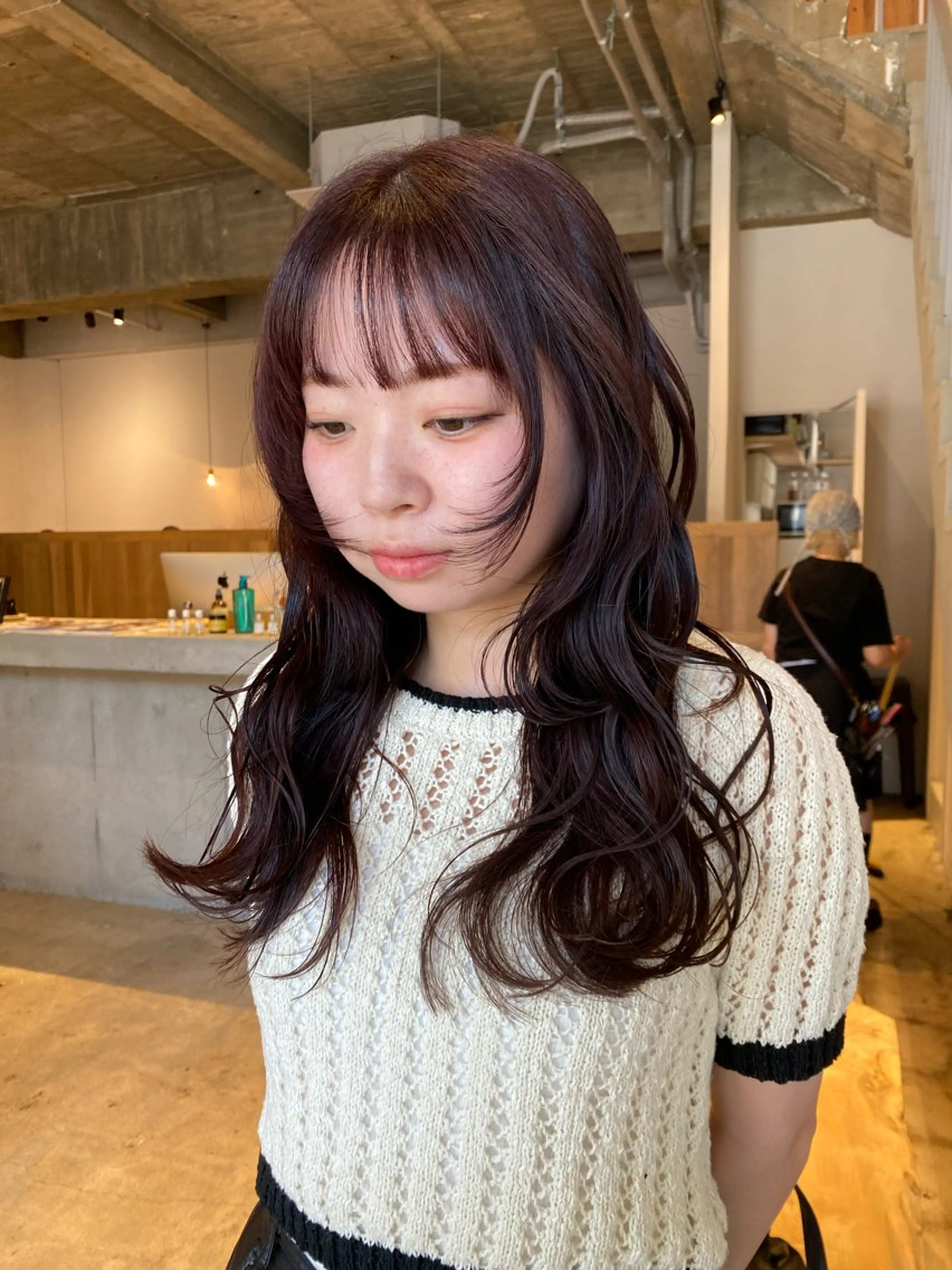 ロング カラー カット ヘアカラー レイヤーカット/ ダブルカラーサクライのヘアスタイル