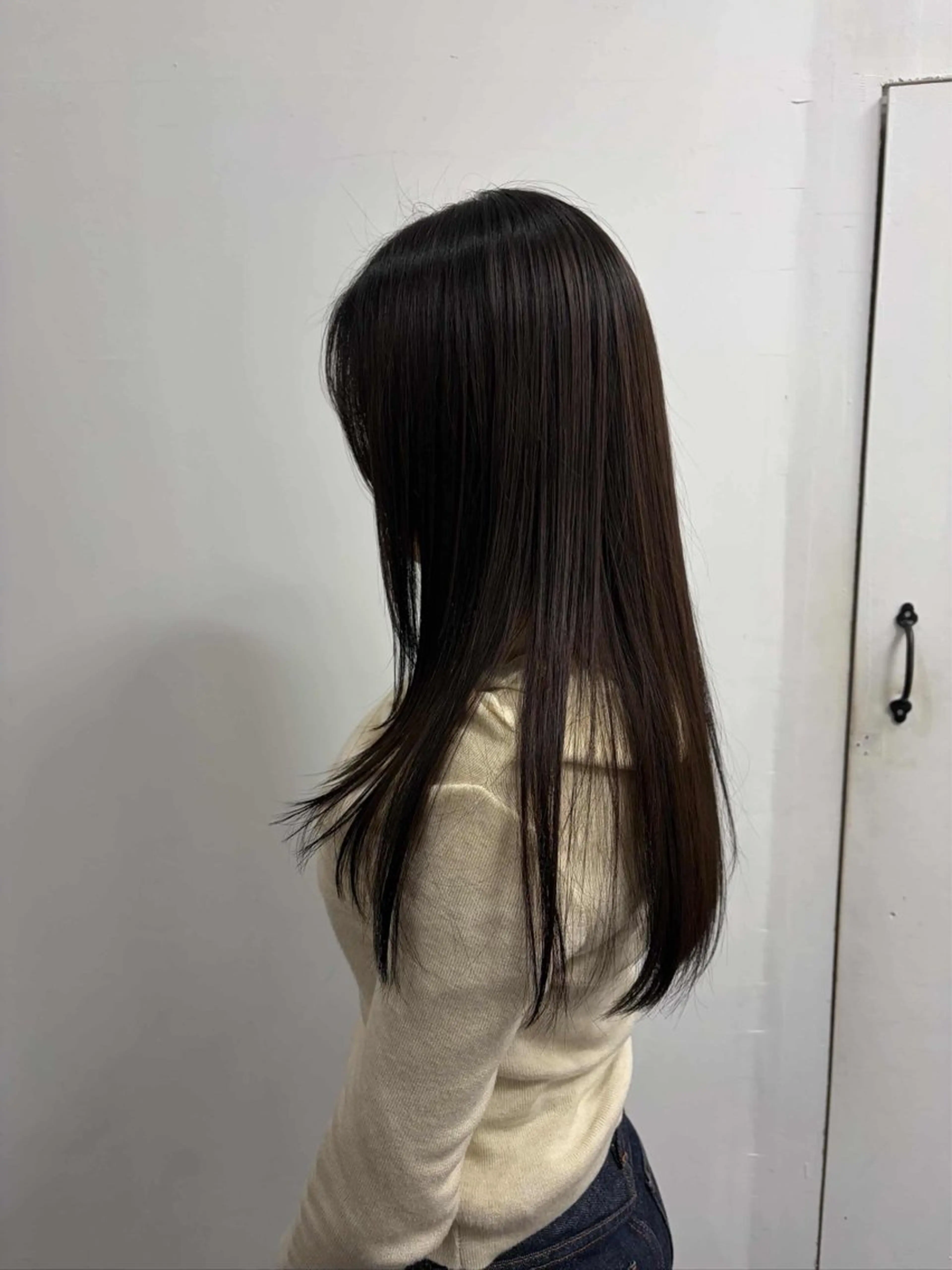 カラー ルプラボウ ふくい きなりのヘアスタイル