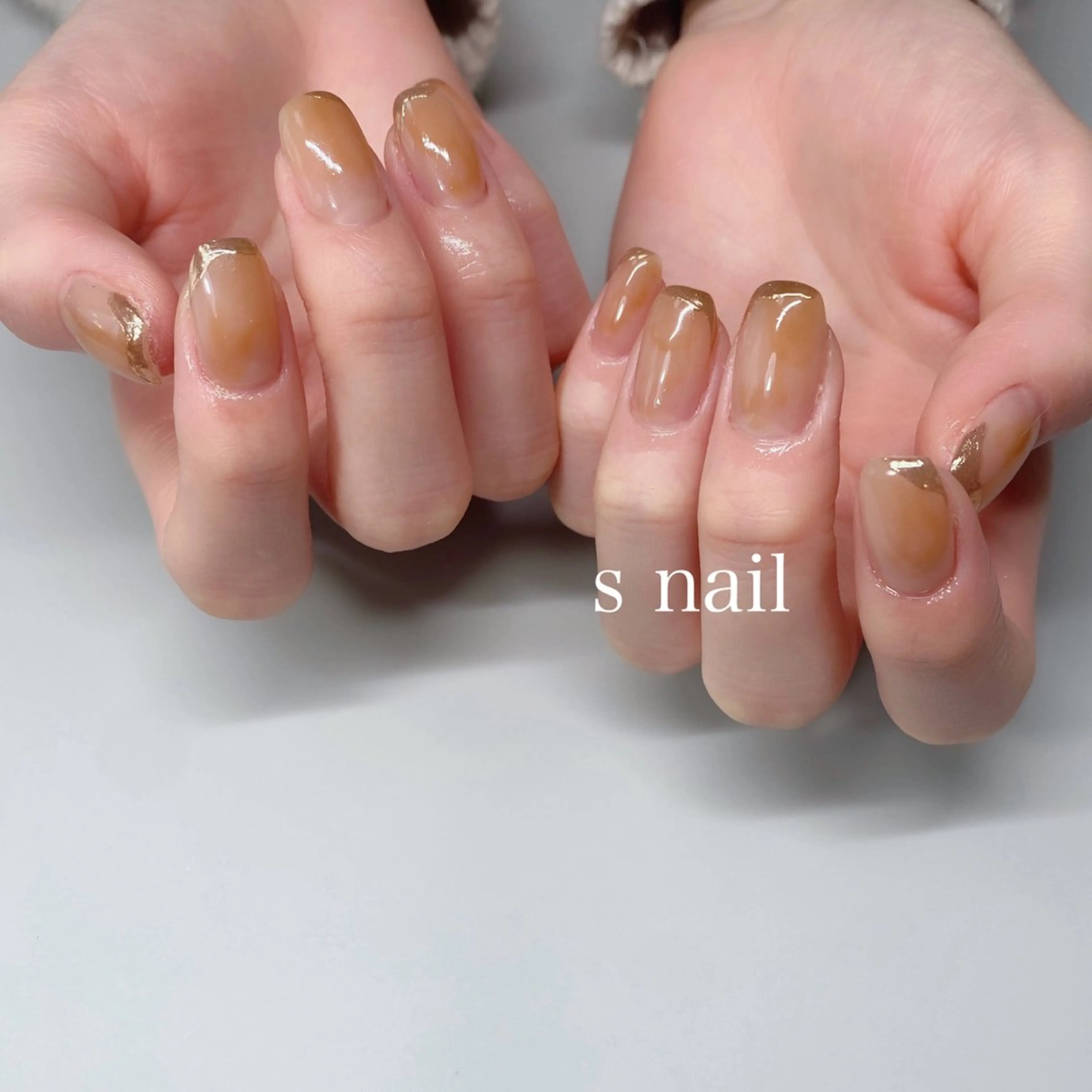 ネイル ニュアンスネイル ハンドネイル s nail さとよしみゆきのネイルデザイン
