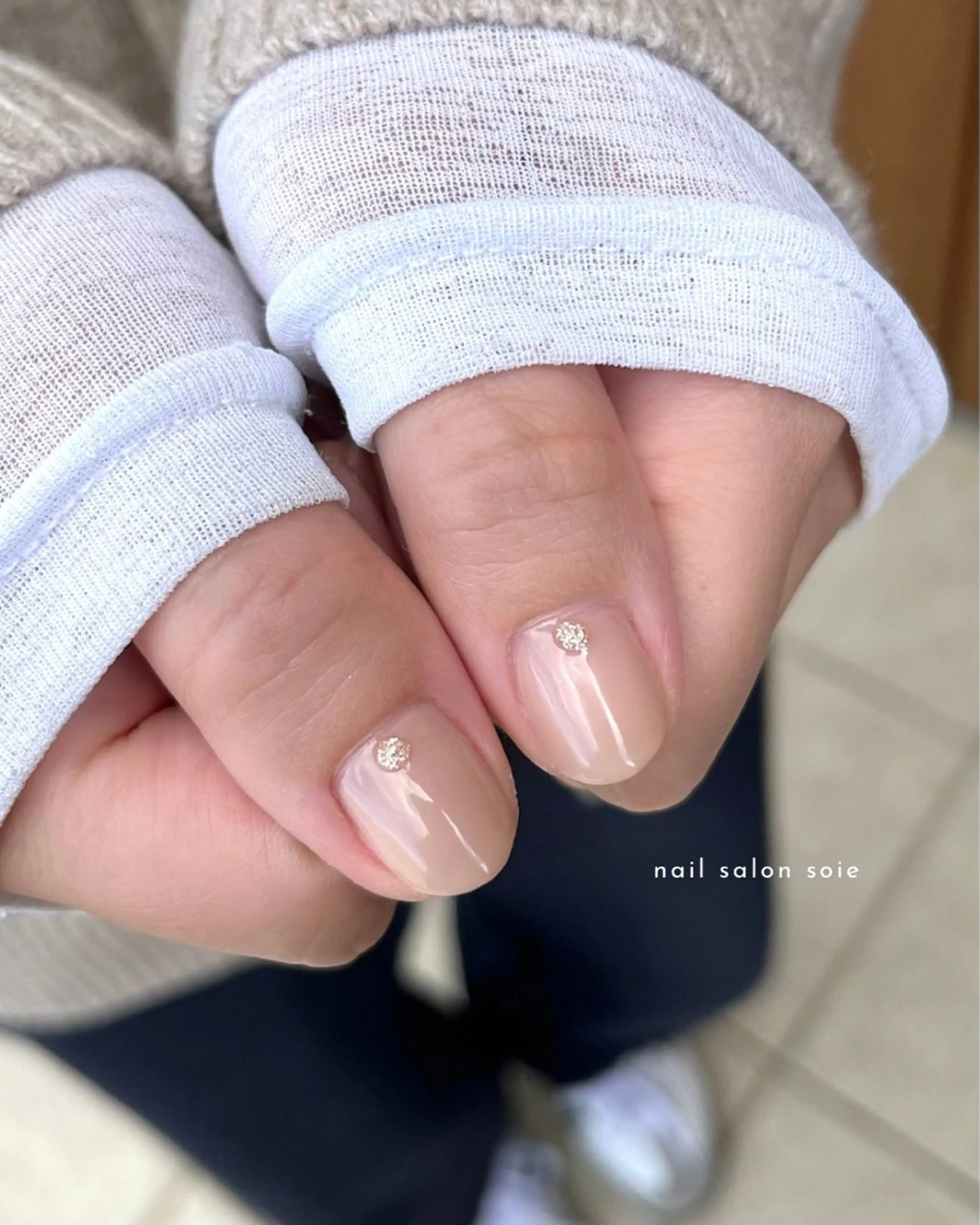 ネイル ラメ(グリッター) soie nailのネイルデザイン