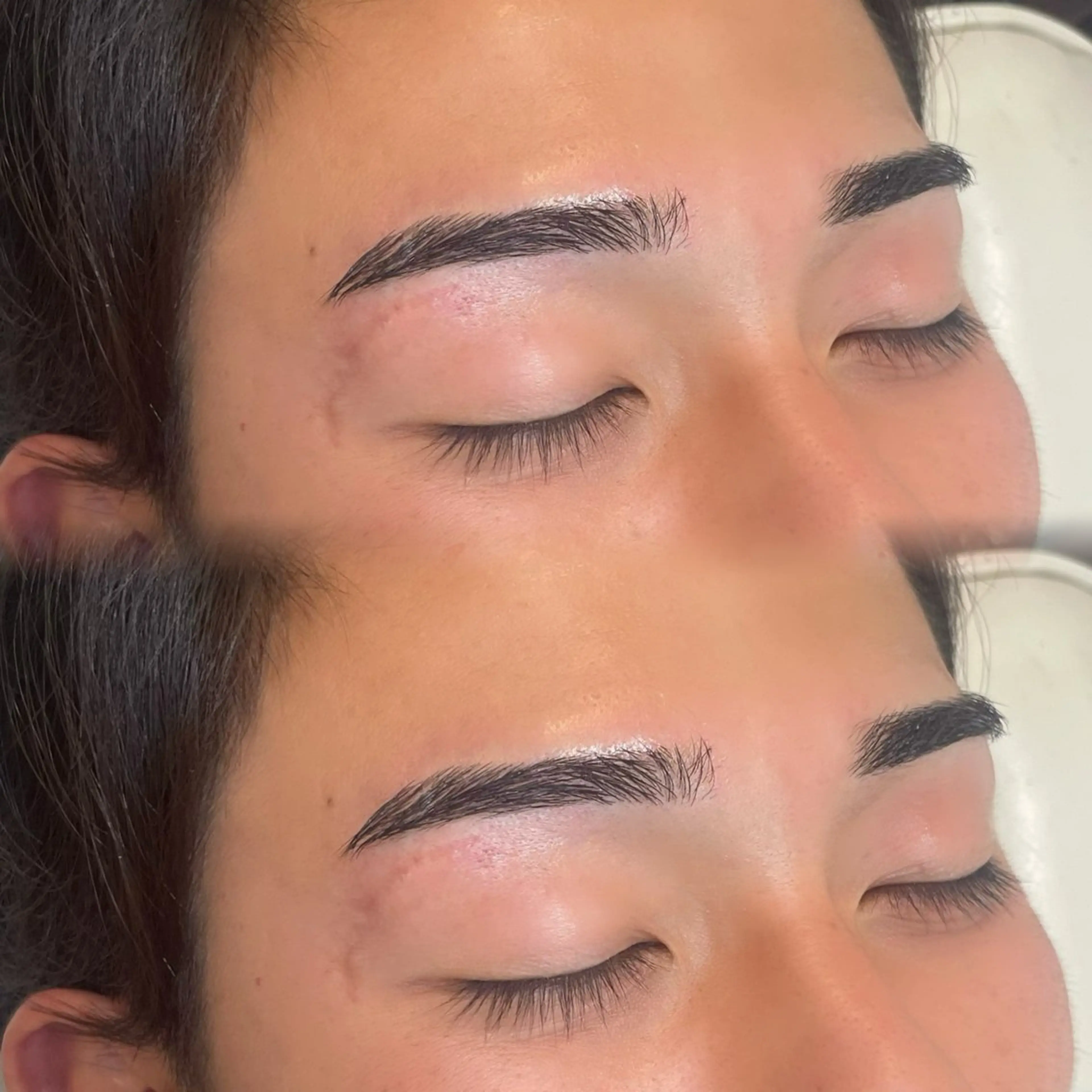 メンズ アイブロウ ワックス脱毛 Riu【Le Coeur柏崎】のマツエク・マツパデザイン