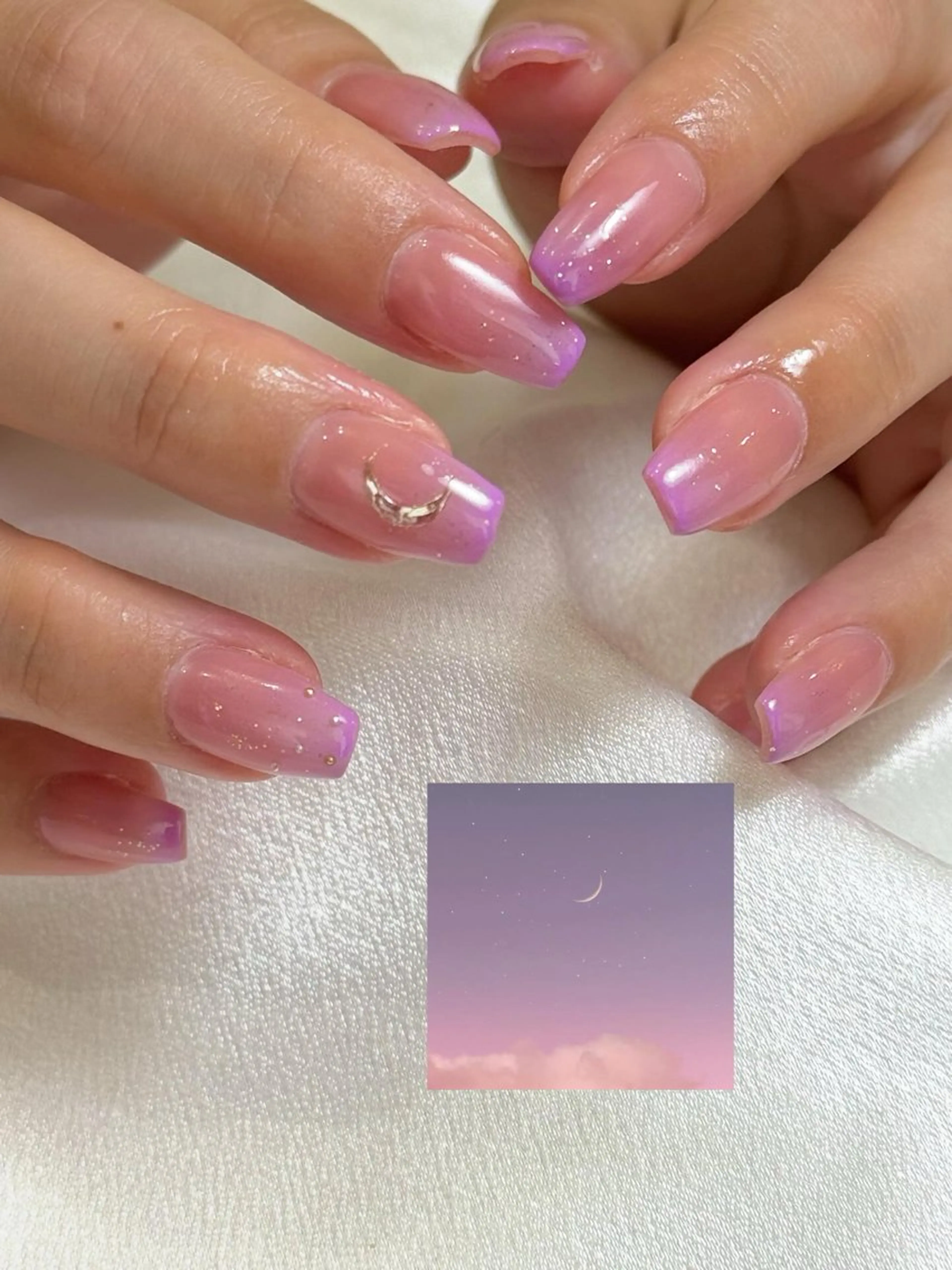 ネイル グラデーション ハンドネイル nail room 5890  noaのネイルデザイン