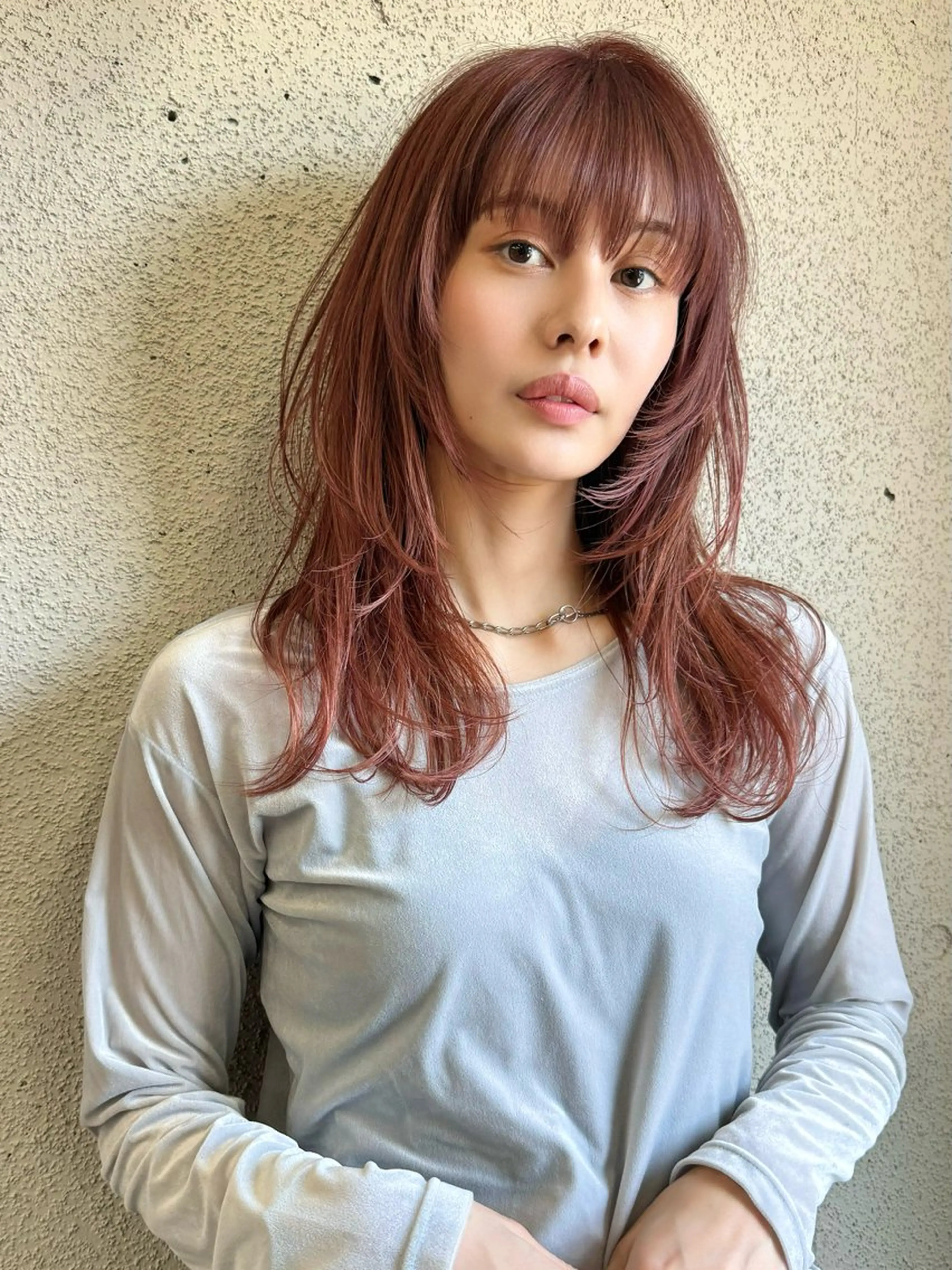 似合わせカット+透明感カラー+3stepトリートメントの写真